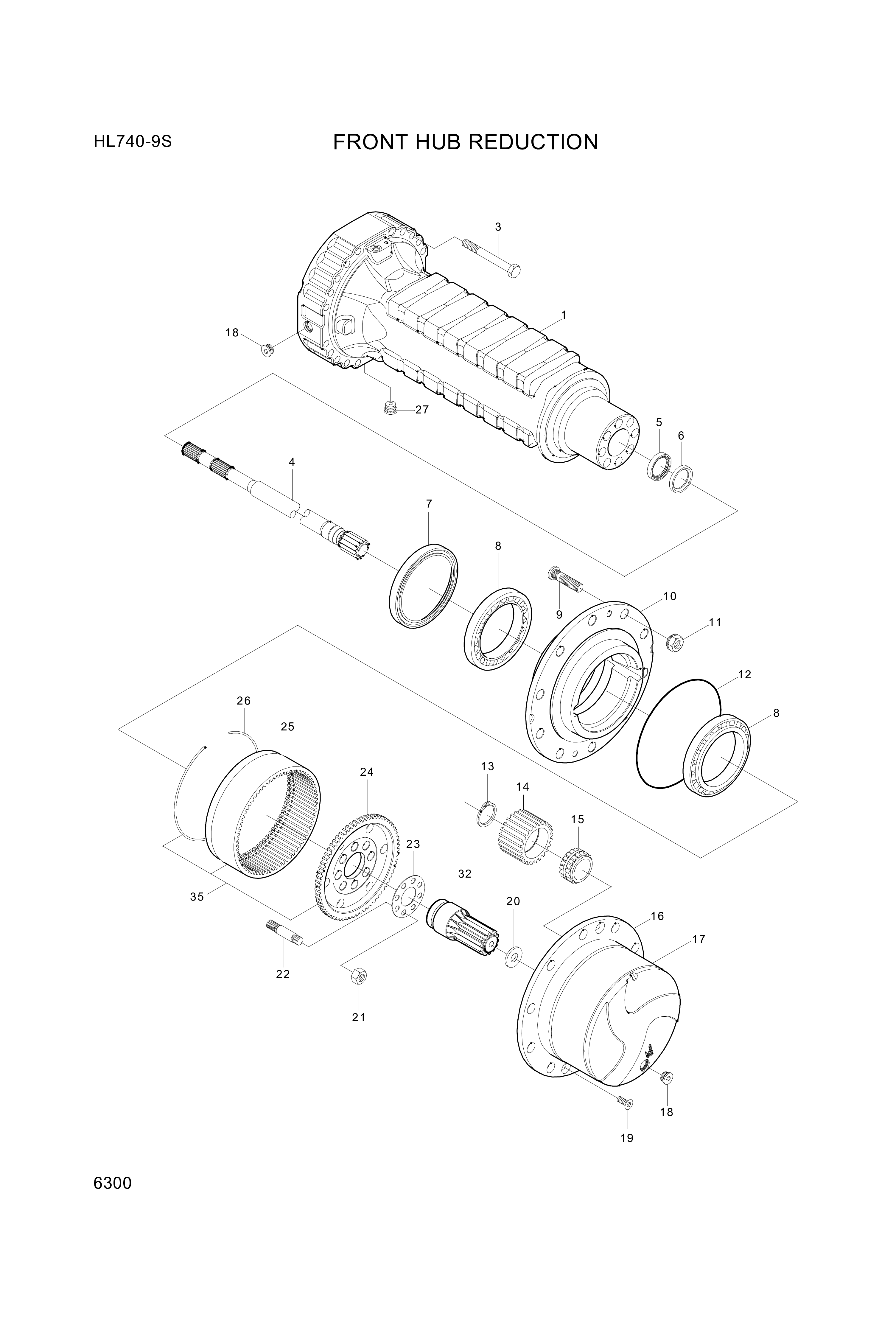 drawing for Hyundai Construction Equipment ZTAM-00878 - BOLT (figure 2)