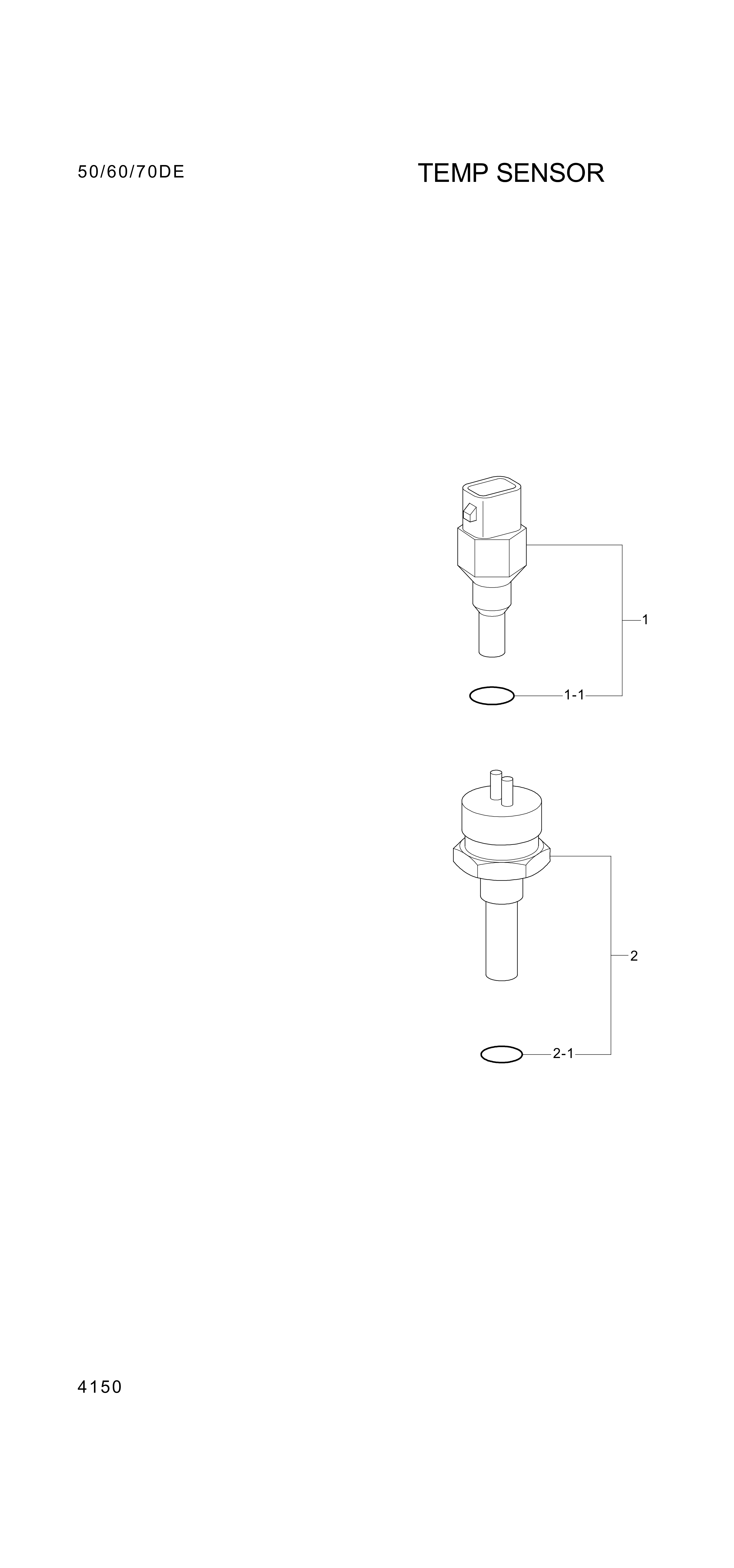 drawing for Hyundai Construction Equipment ZGAQ-03117 - SENSOR-TEMP (figure 2)