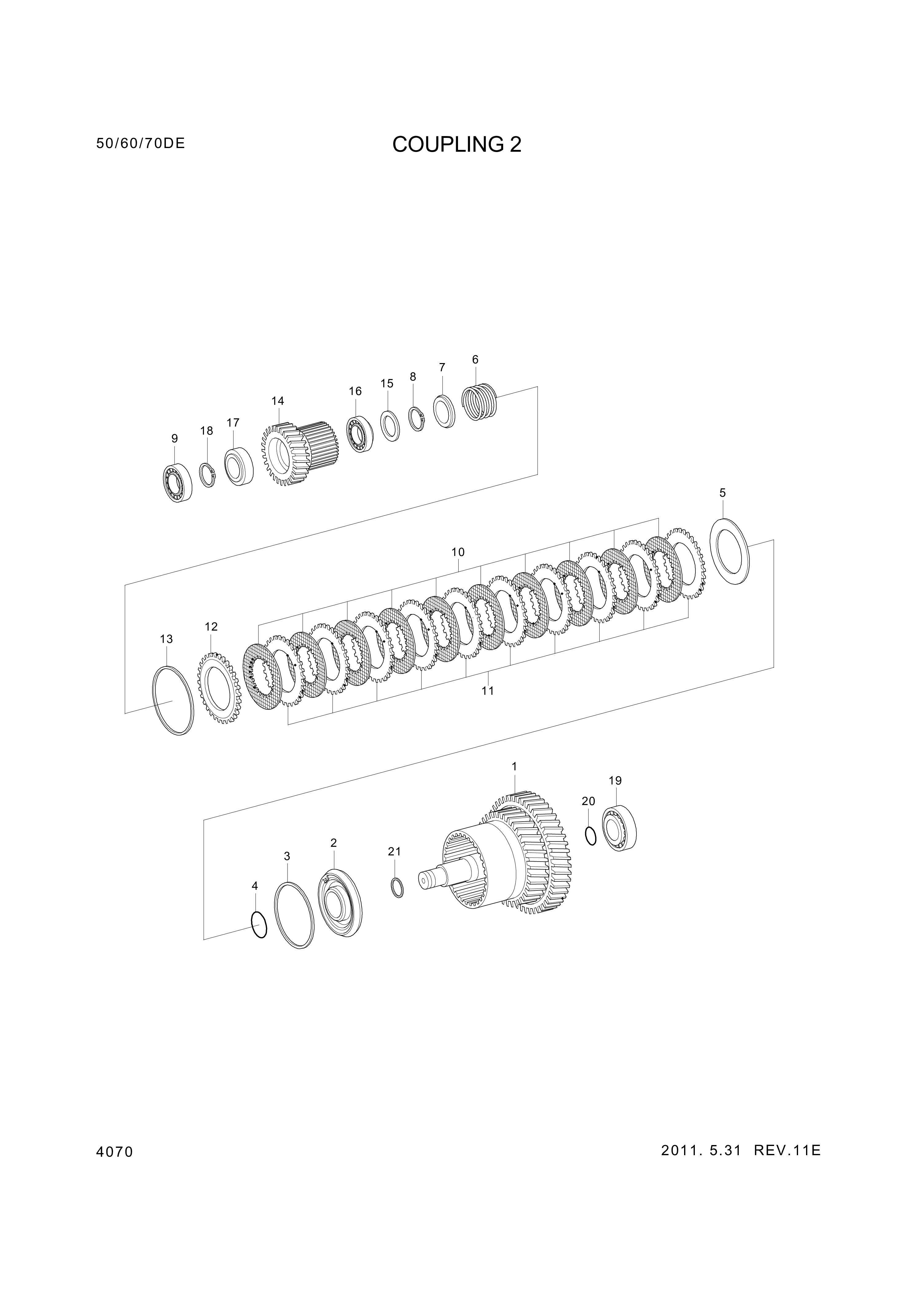 drawing for Hyundai Construction Equipment ZGAQ-03087 - RING-RETAINER (figure 2)