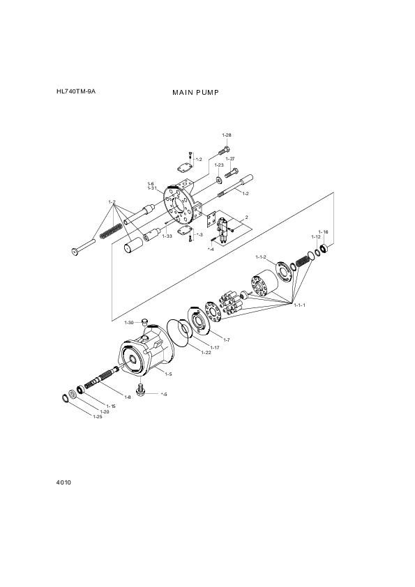 drawing for Hyundai Construction Equipment ZGBP-00110 - SHAFT-DRIVE (figure 3)