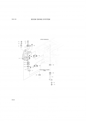 drawing for Hyundai Construction Equipment 61M8-01730 - PIN-JOINT (figure 3)
