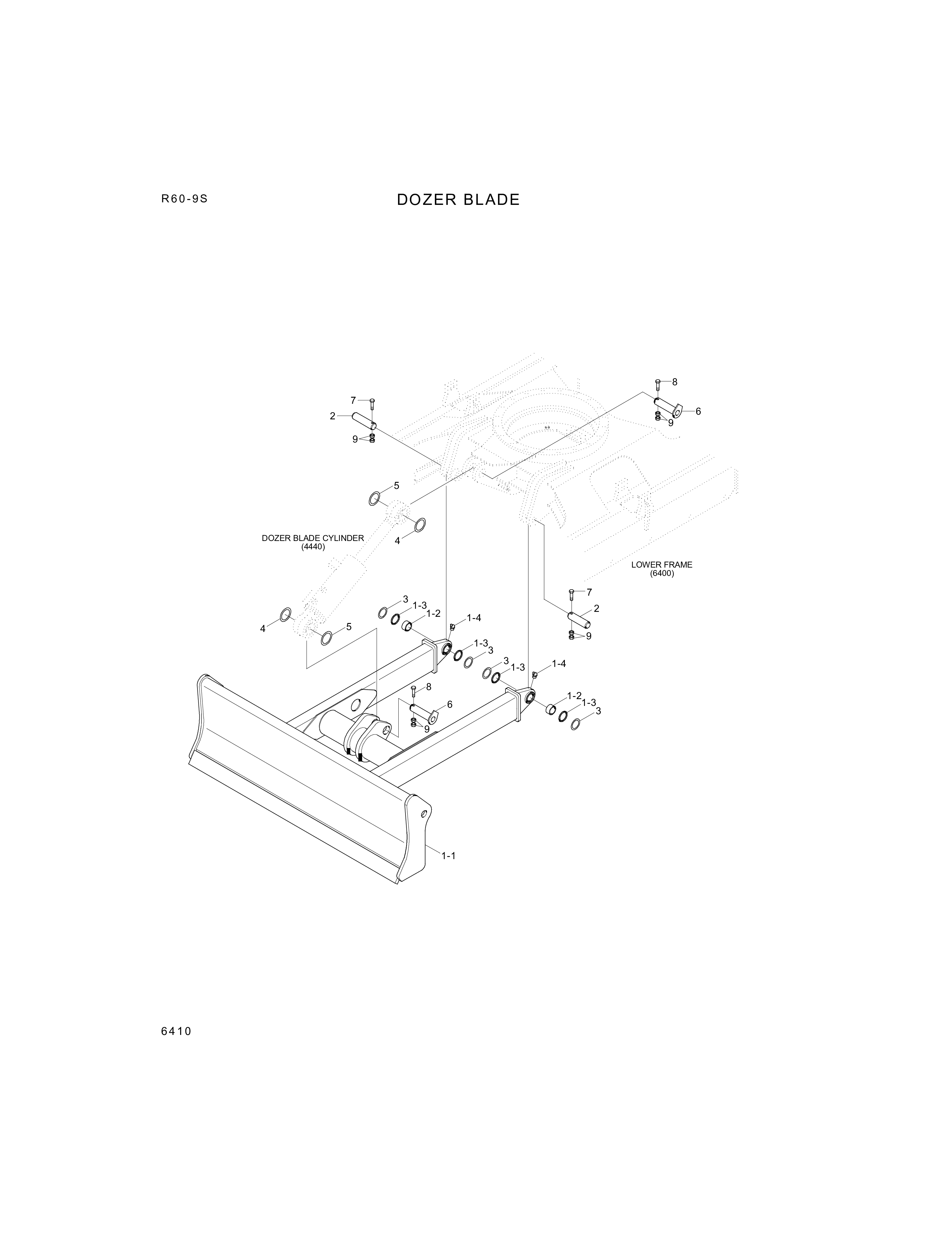 drawing for Hyundai Construction Equipment 61M9-51710 - PIN-JOINT (figure 1)