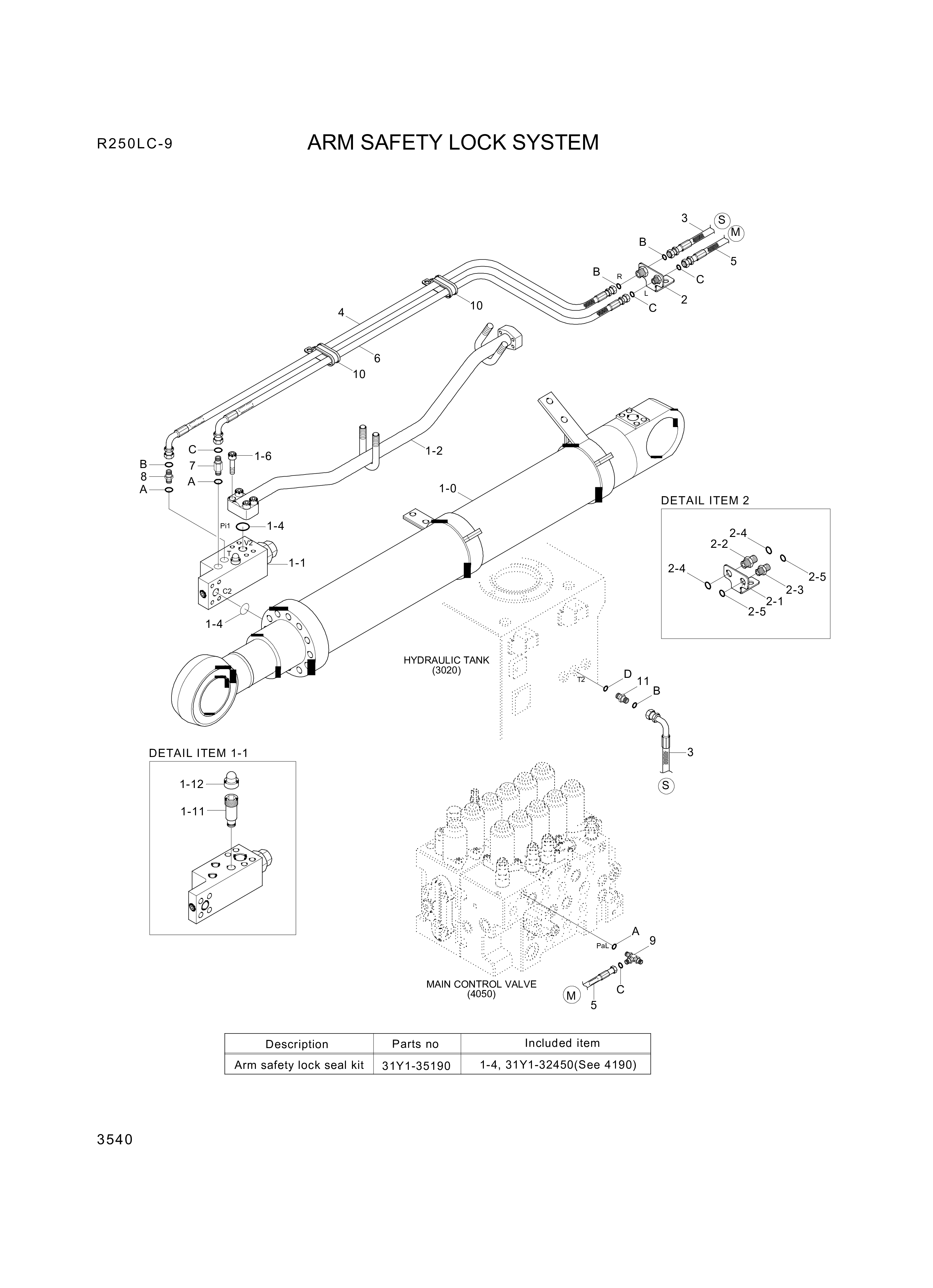 drawing for Hyundai Construction Equipment P930-062106 - HOSE ASSY-ORFS&THD (figure 1)