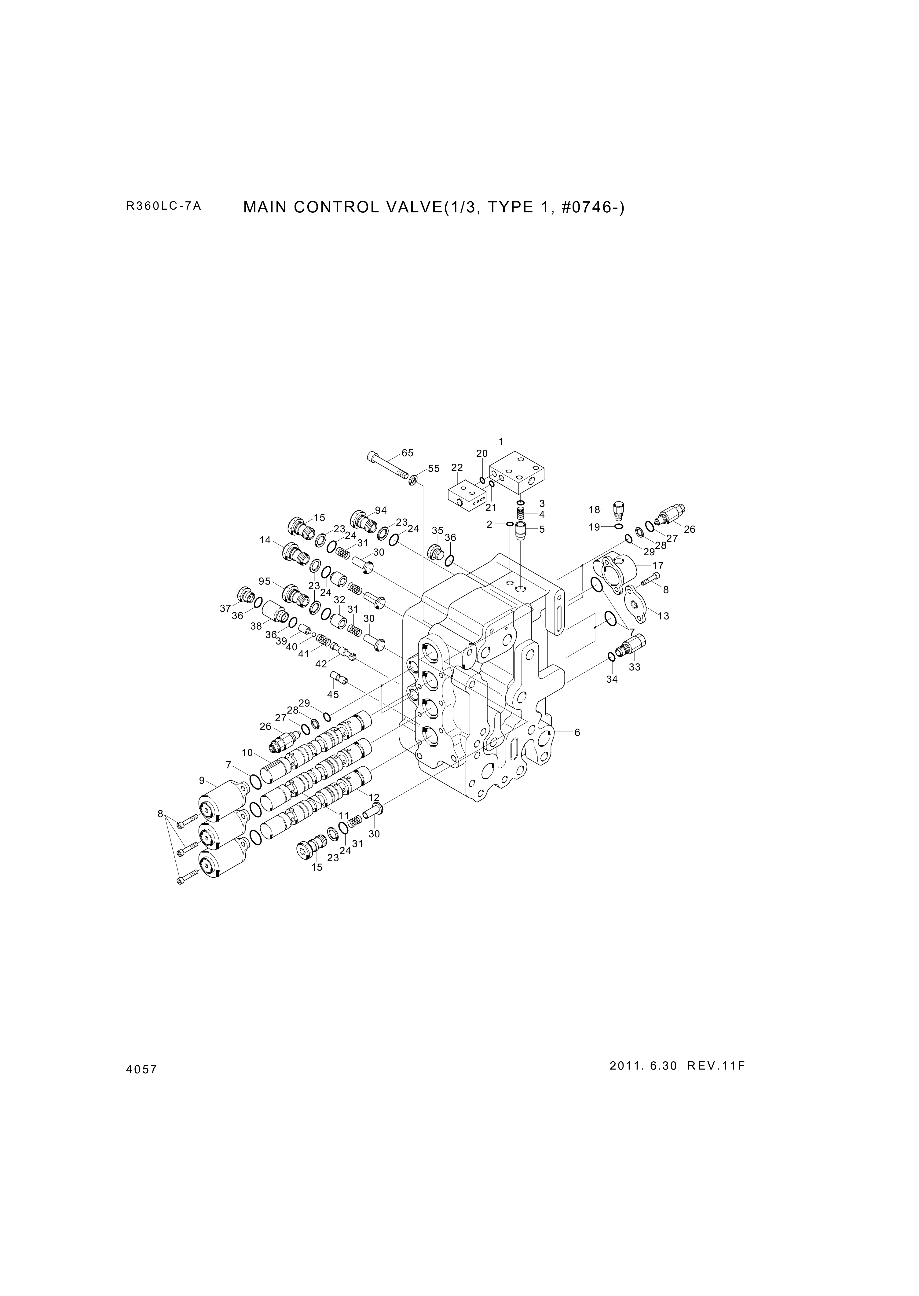 drawing for Hyundai Construction Equipment 3590-432 - SPRING (figure 2)