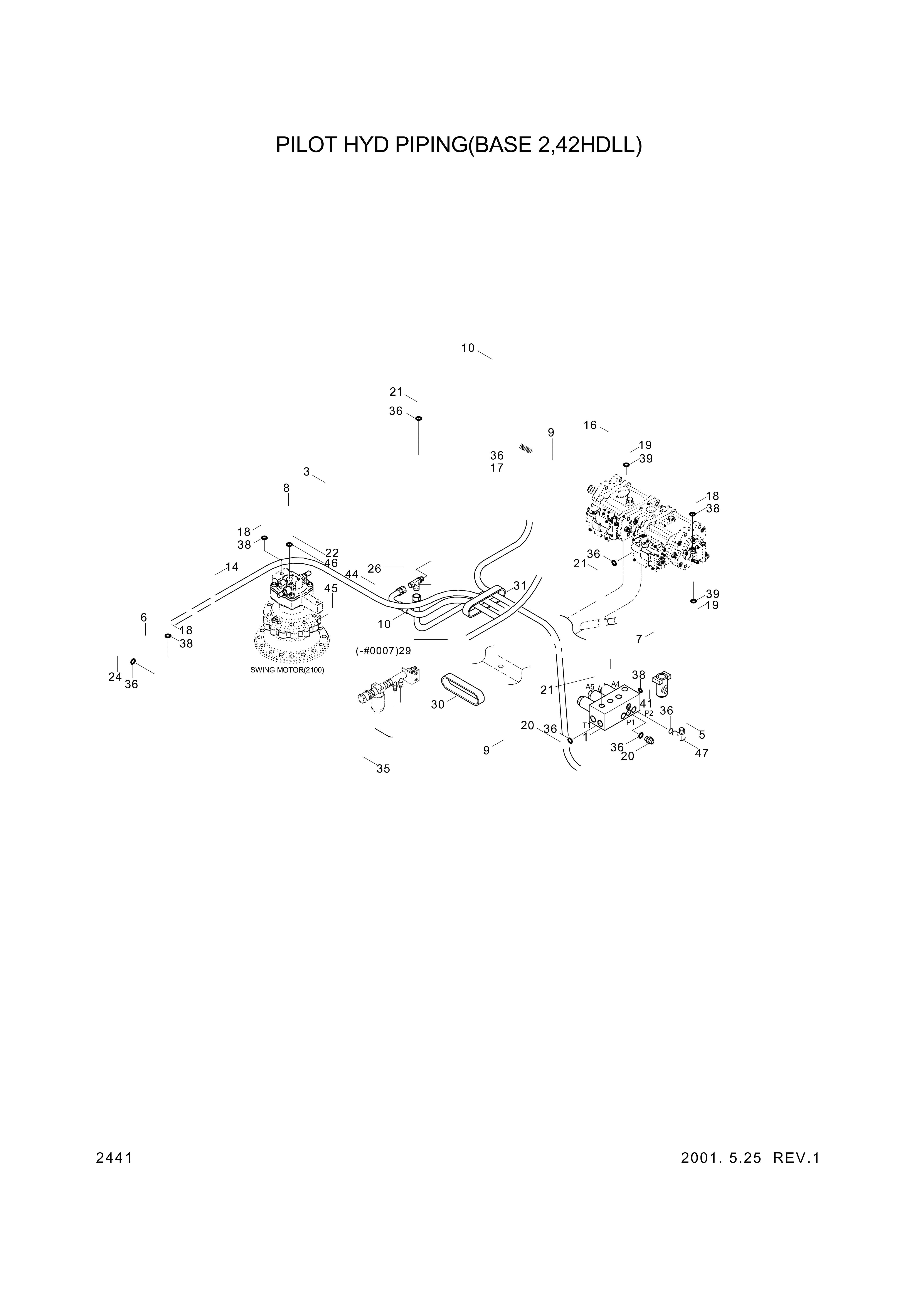 drawing for Hyundai Construction Equipment P020-110020 - ELBOW-90 (figure 1)