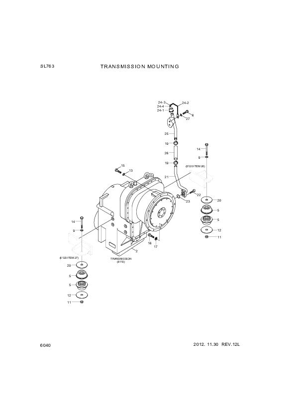 drawing for Hyundai Construction Equipment 11Z1-00440 - CHAIN ASSY (figure 3)