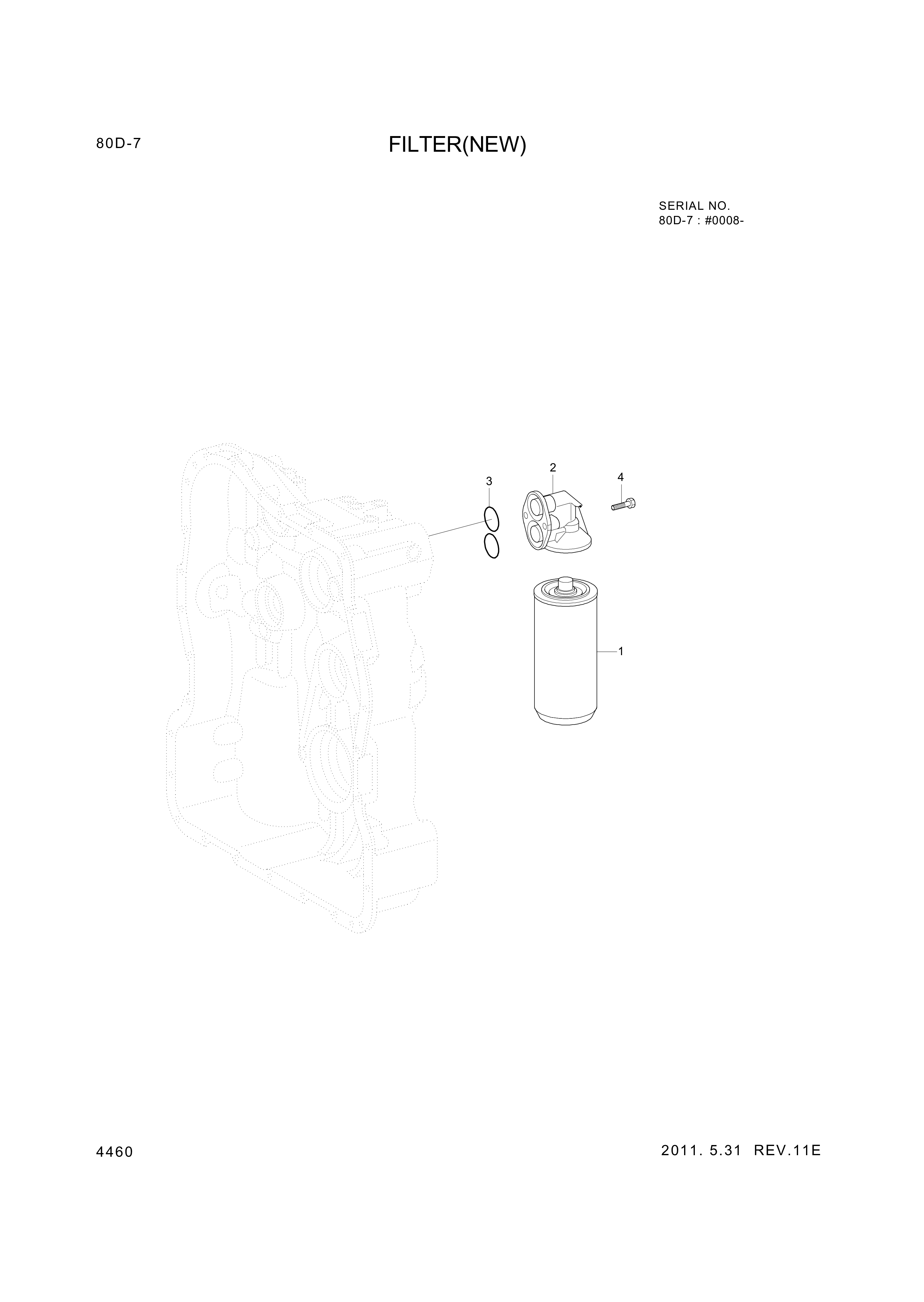 drawing for Hyundai Construction Equipment ZGAQ-03120 - SCREW-CAP (figure 5)