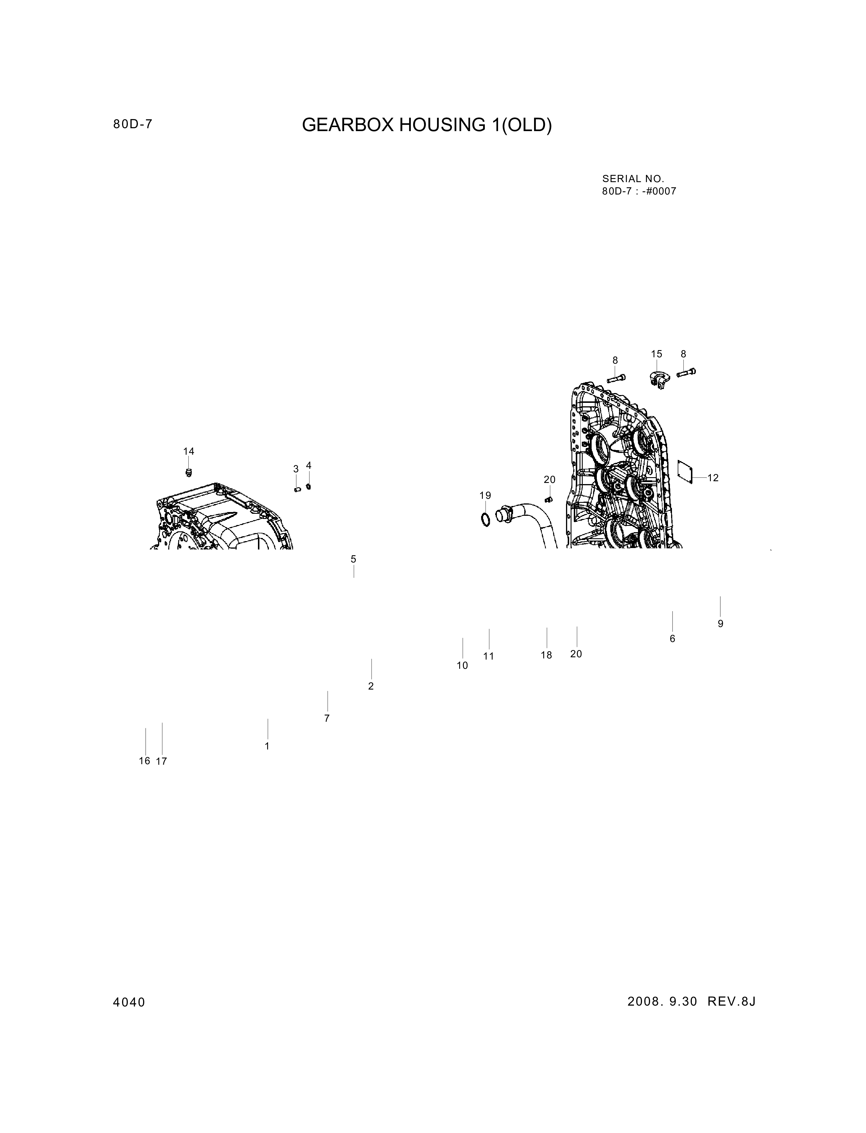 drawing for Hyundai Construction Equipment 0636-101-008 - SCREW-CAP (figure 3)