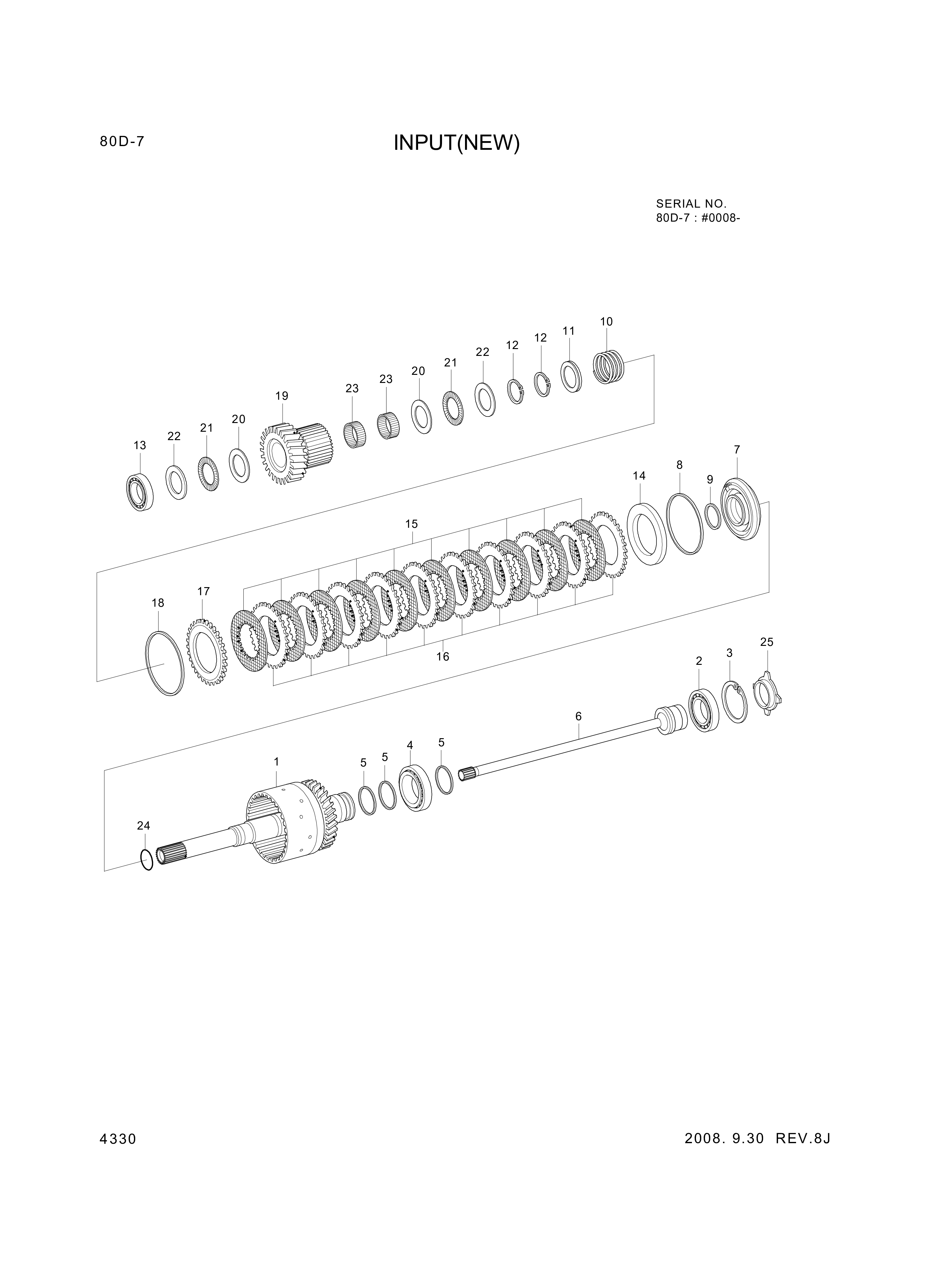 drawing for Hyundai Construction Equipment ZGAQ-02998 - COUPLING-INPUT (figure 3)