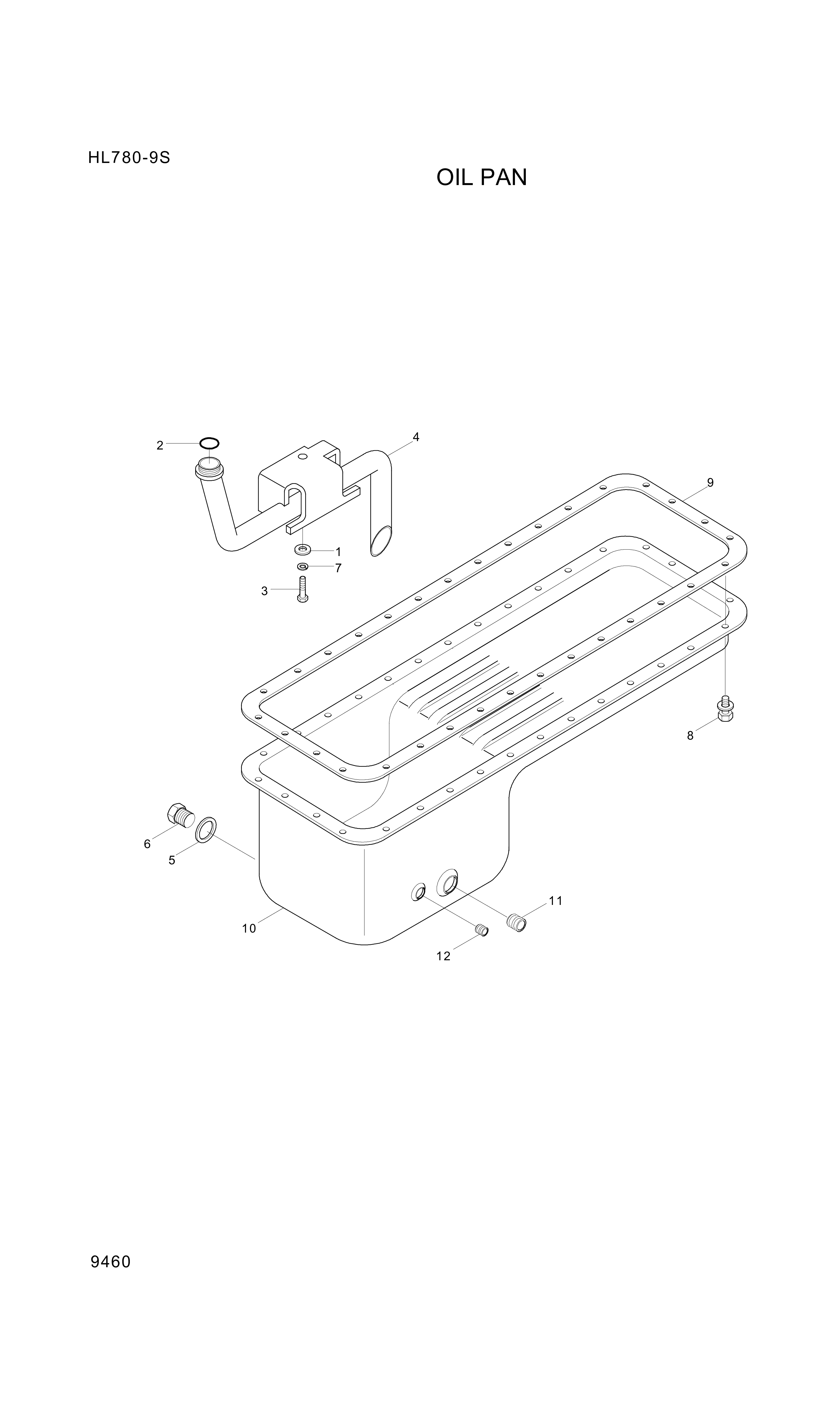 drawing for Hyundai Construction Equipment YUBP-05009 - SCREW-HEX (figure 4)