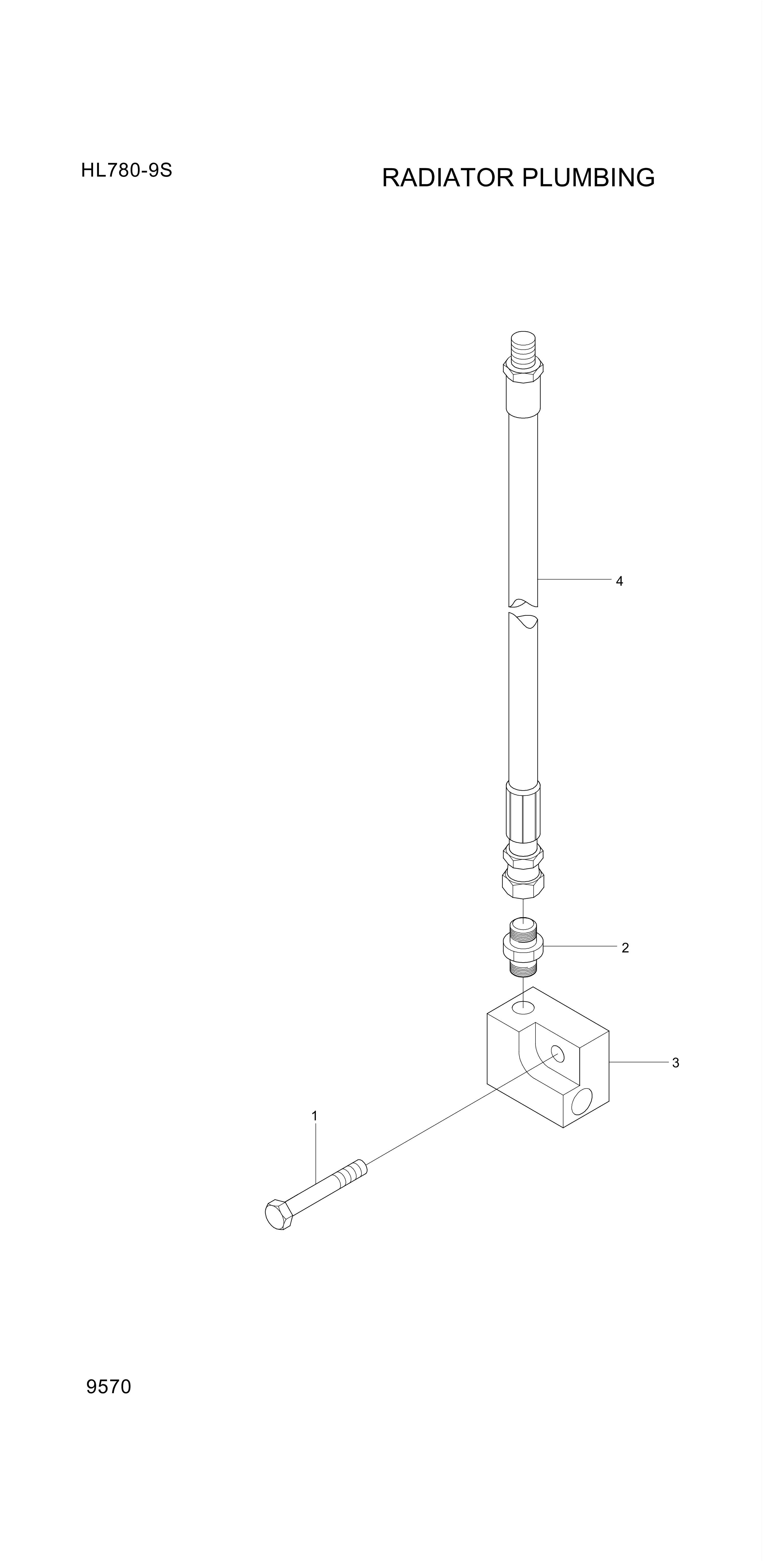 drawing for Hyundai Construction Equipment YUBP-06876 - CONNECTOR-MALE (figure 2)