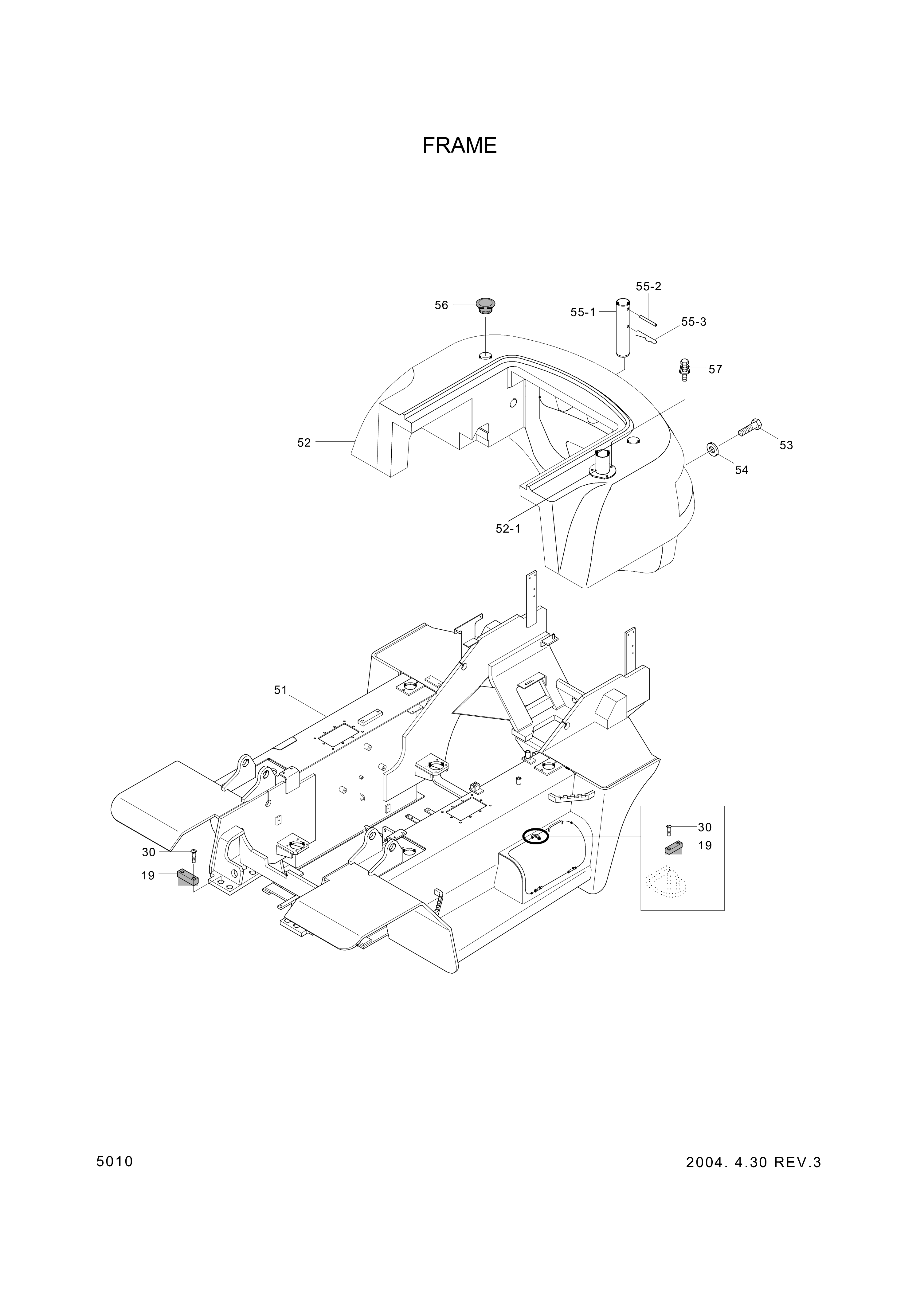 drawing for Hyundai Construction Equipment 439402095 - PIN-SPRING (figure 5)