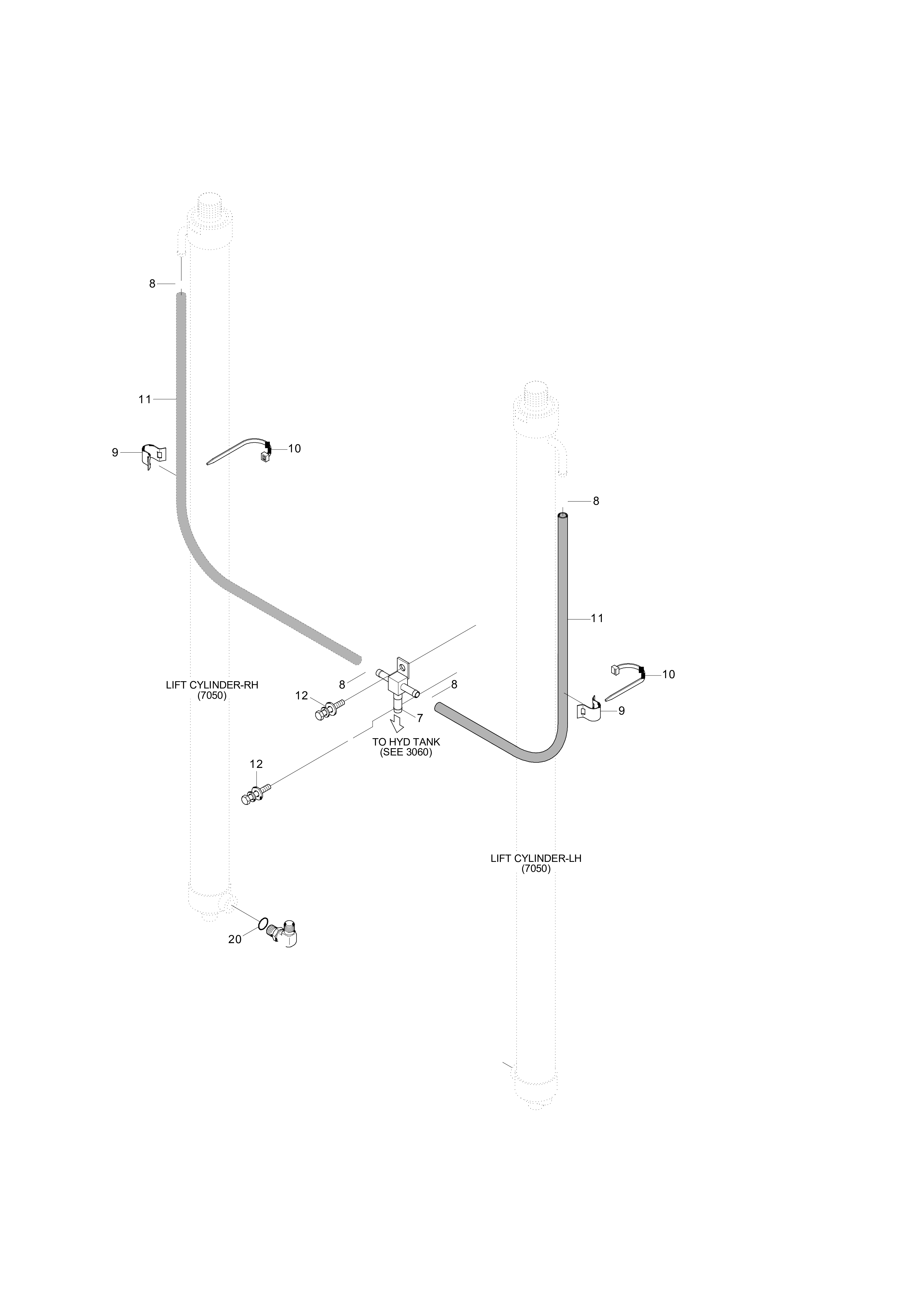 drawing for Hyundai Construction Equipment S344-405025 - PLATE-ECC TAP 1 (figure 1)