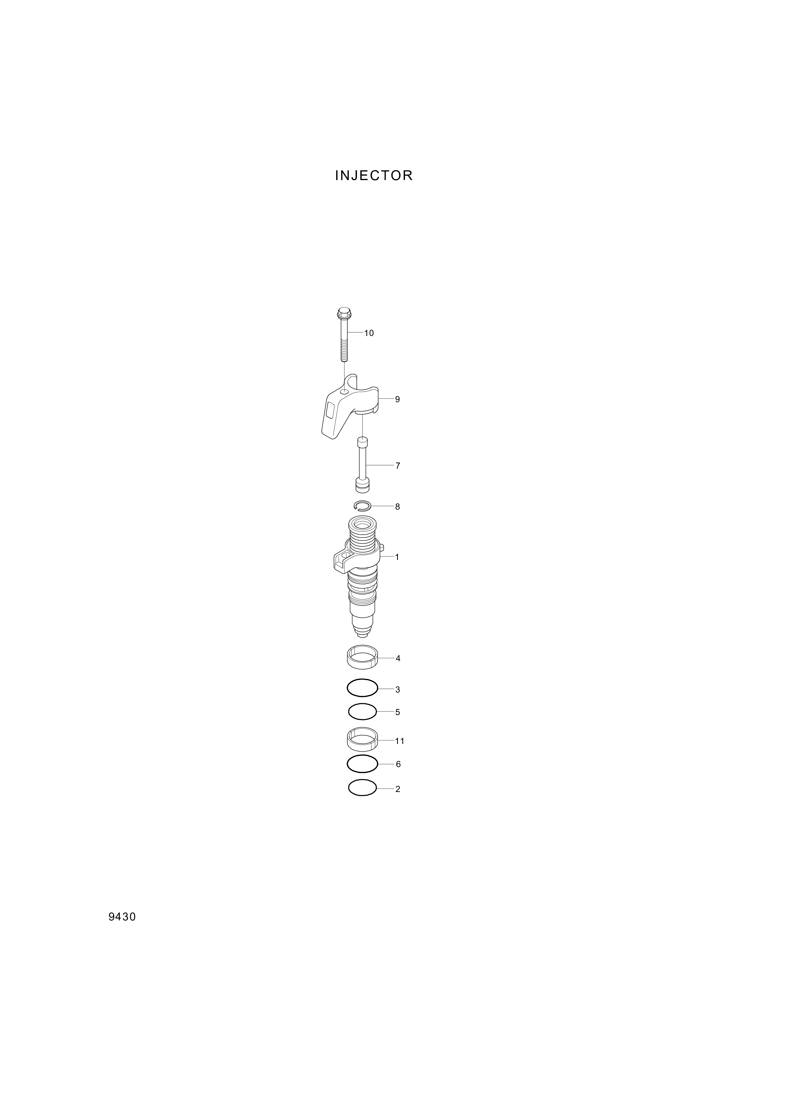 drawing for Hyundai Construction Equipment YUBP-05304 - O-RING (figure 2)