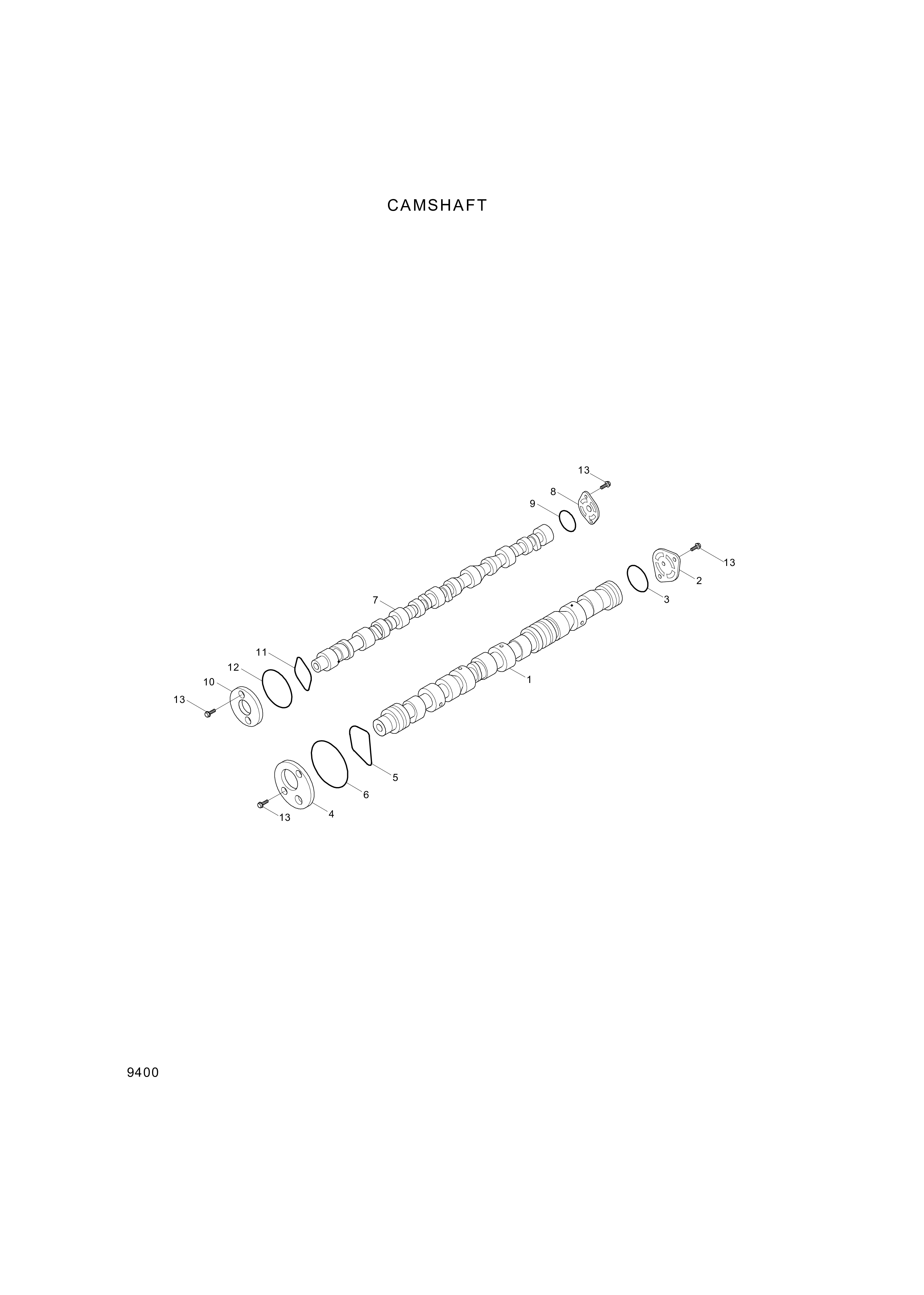 drawing for Hyundai Construction Equipment YUBP-05739 - GASKET (figure 1)