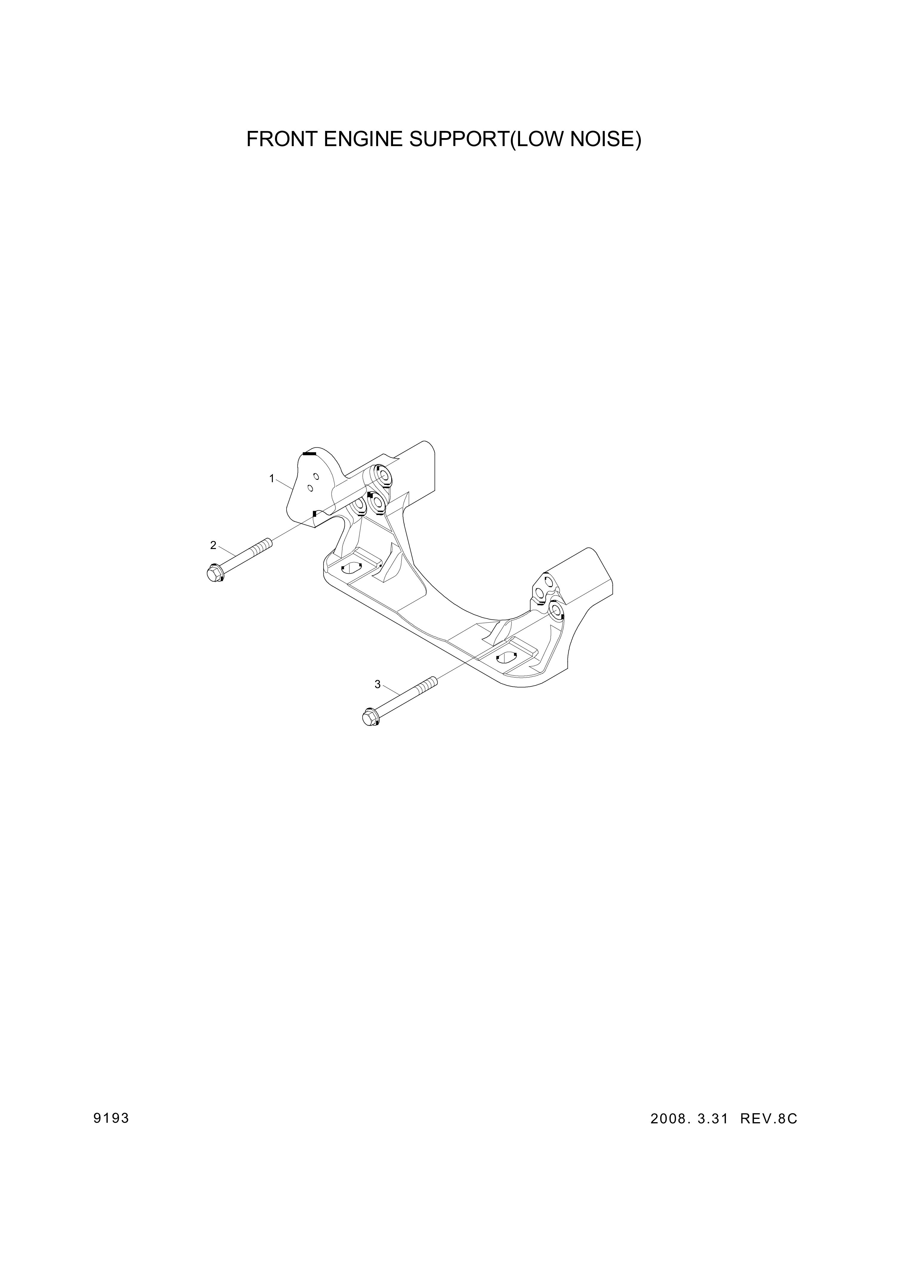 drawing for Hyundai Construction Equipment YUBP-05785 - SCREW-HEX FLG (figure 1)