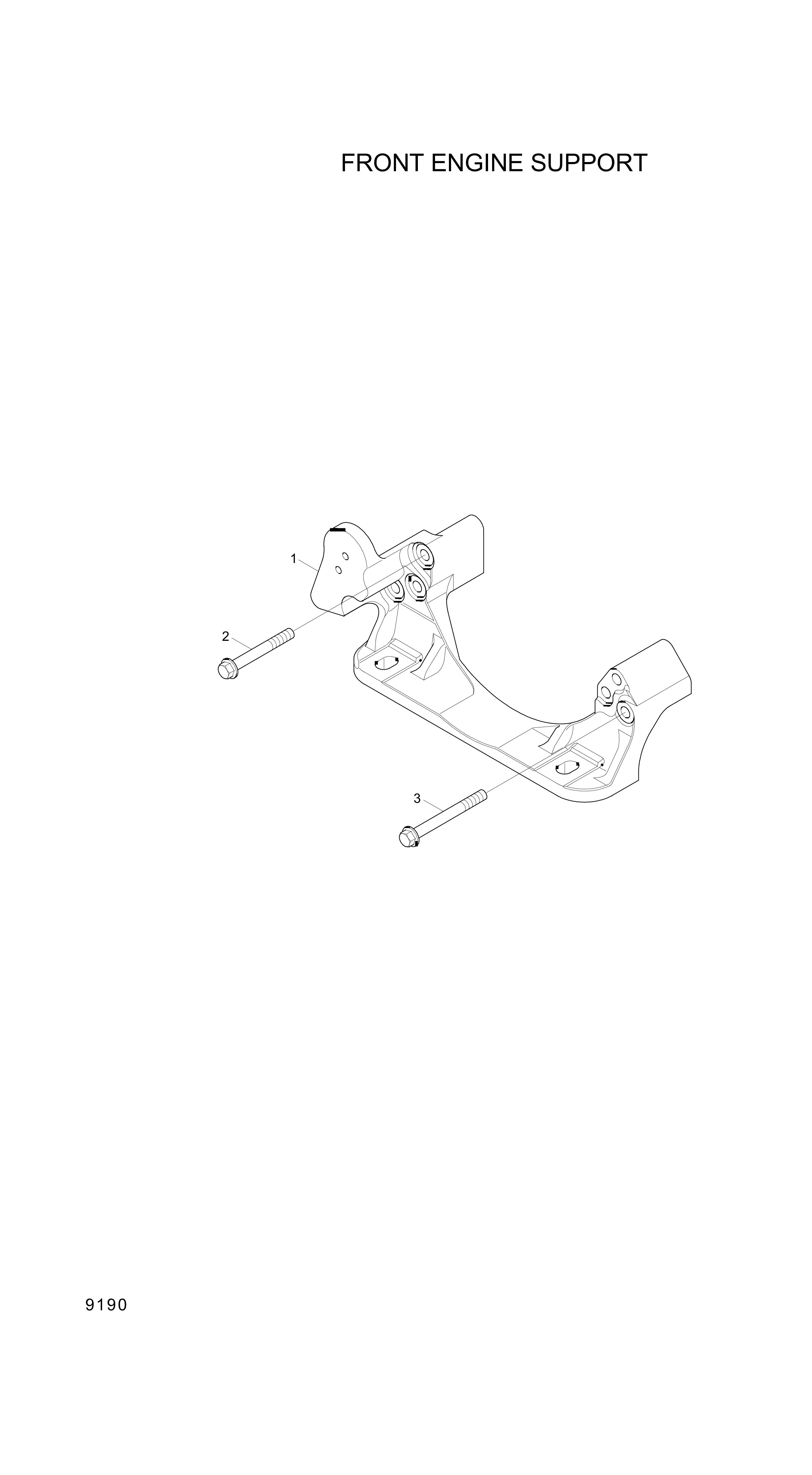 drawing for Hyundai Construction Equipment YUBP-05785 - SCREW-HEX FLG (figure 2)