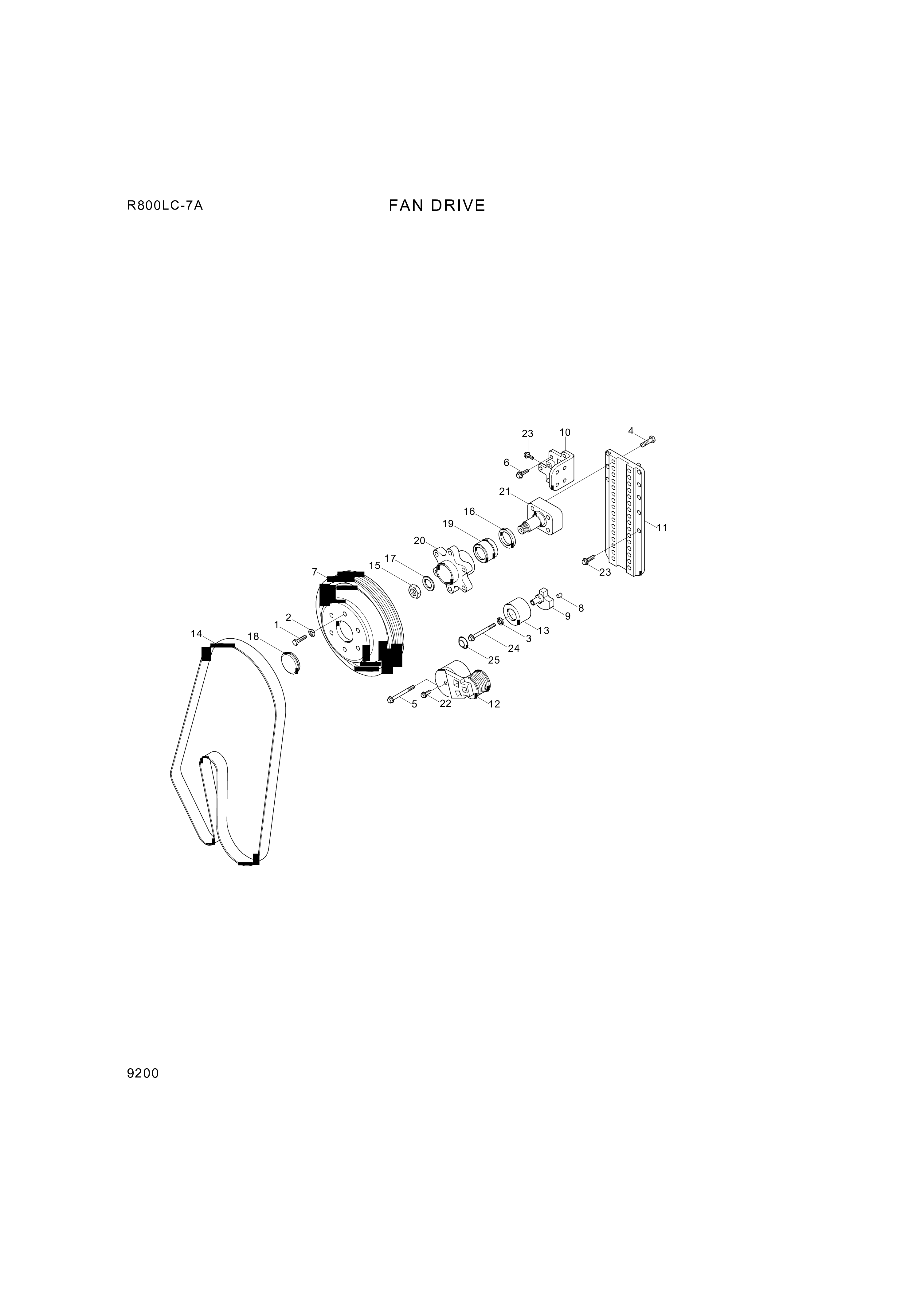drawing for Hyundai Construction Equipment YUBP-04744 - SCREW-HEX (figure 3)