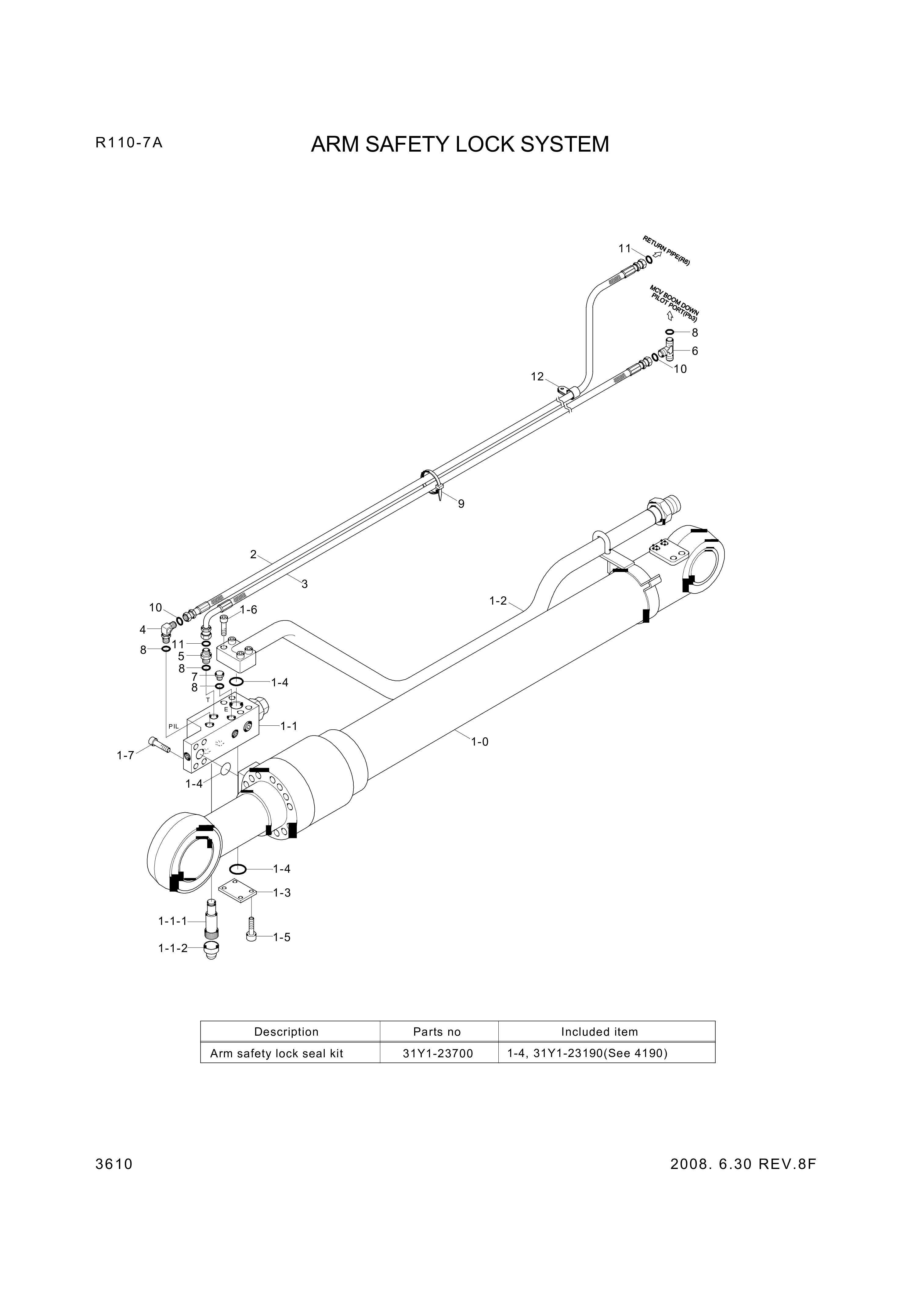 drawing for Hyundai Construction Equipment P930-042116 - HOSE ASSY-ORFS&THD (figure 2)