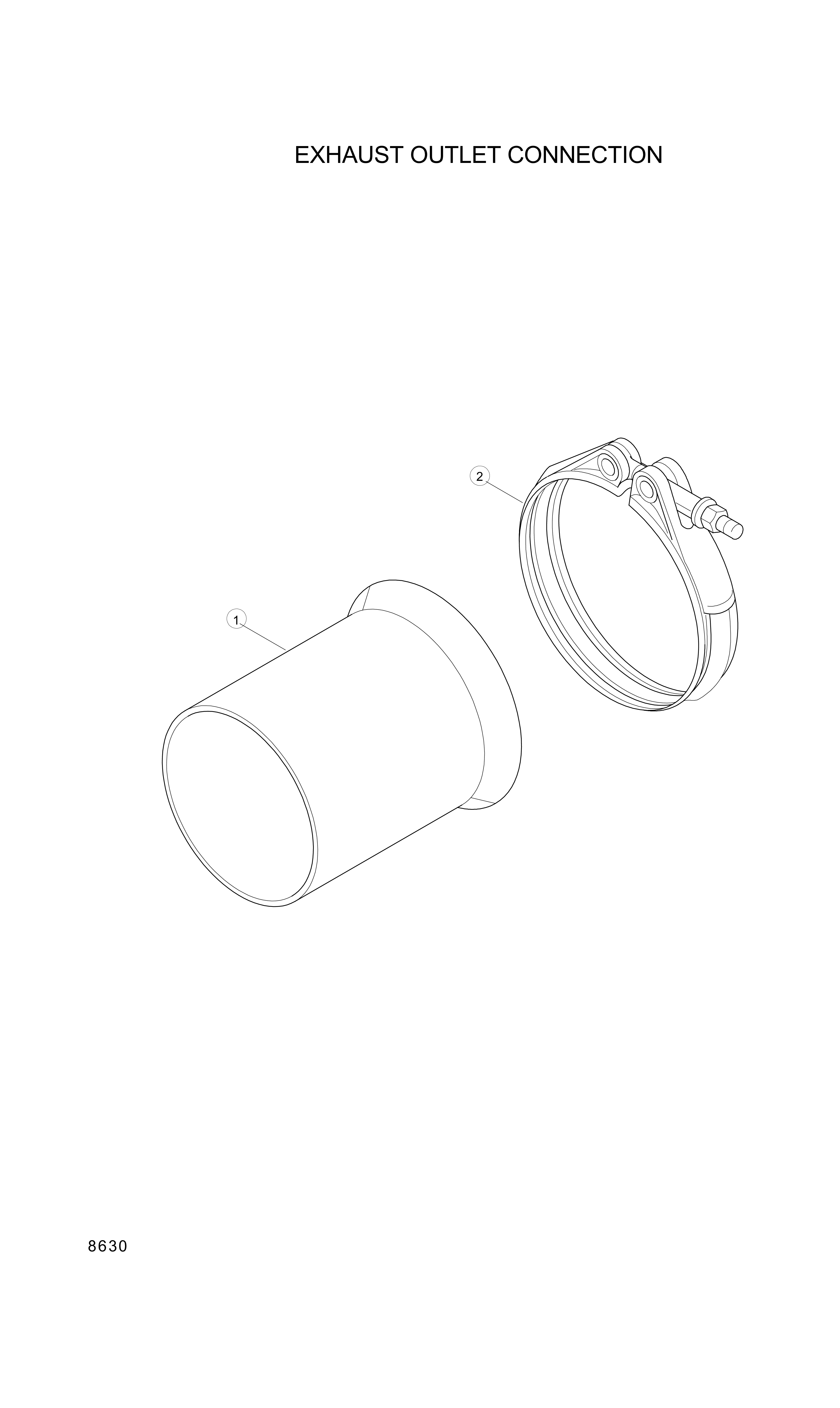 drawing for Hyundai Construction Equipment YUBP-06866 - CLAMP-V/BAND (figure 5)