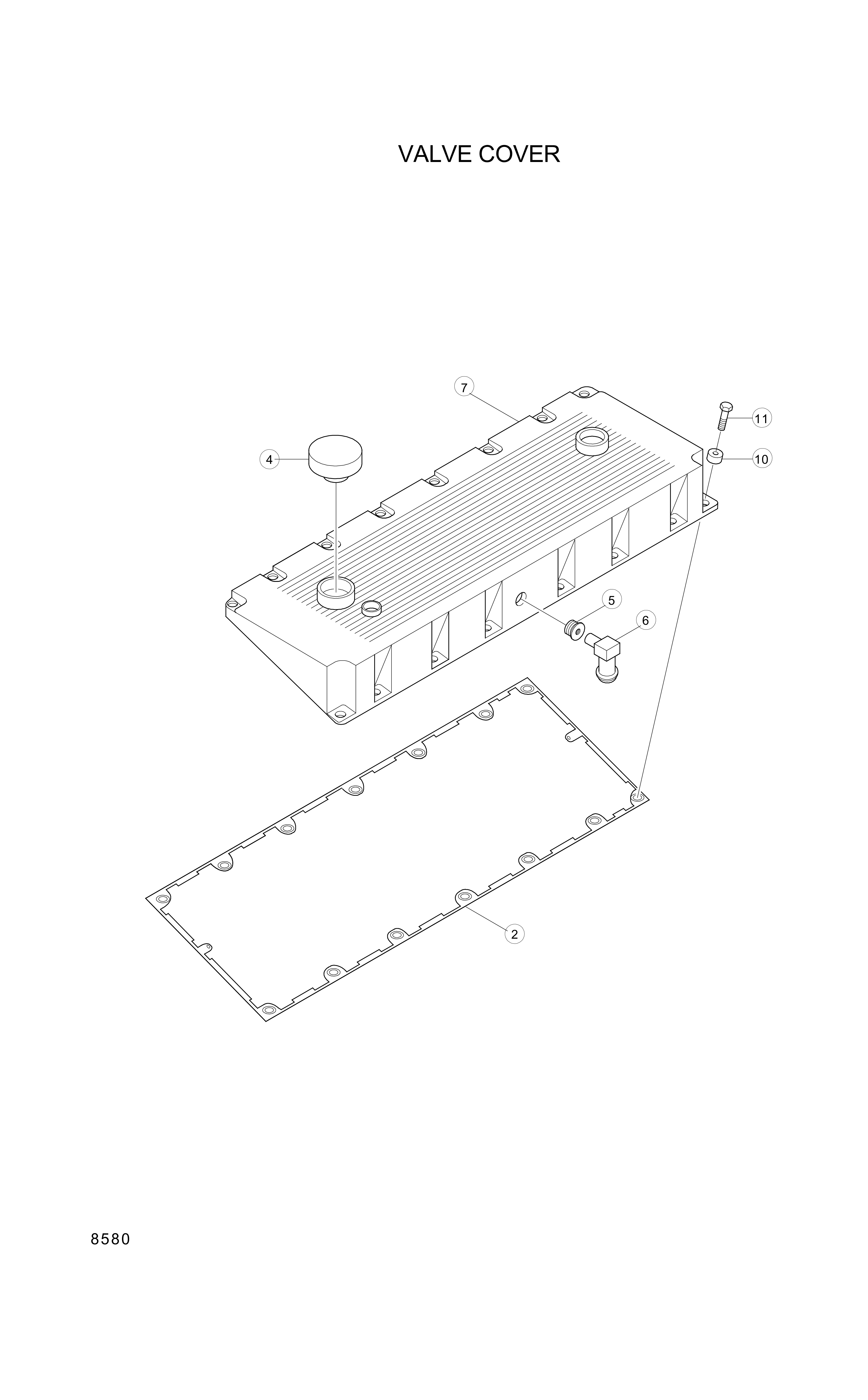 drawing for Hyundai Construction Equipment YUBP-06760 - INSULATOR-NOISE (figure 4)