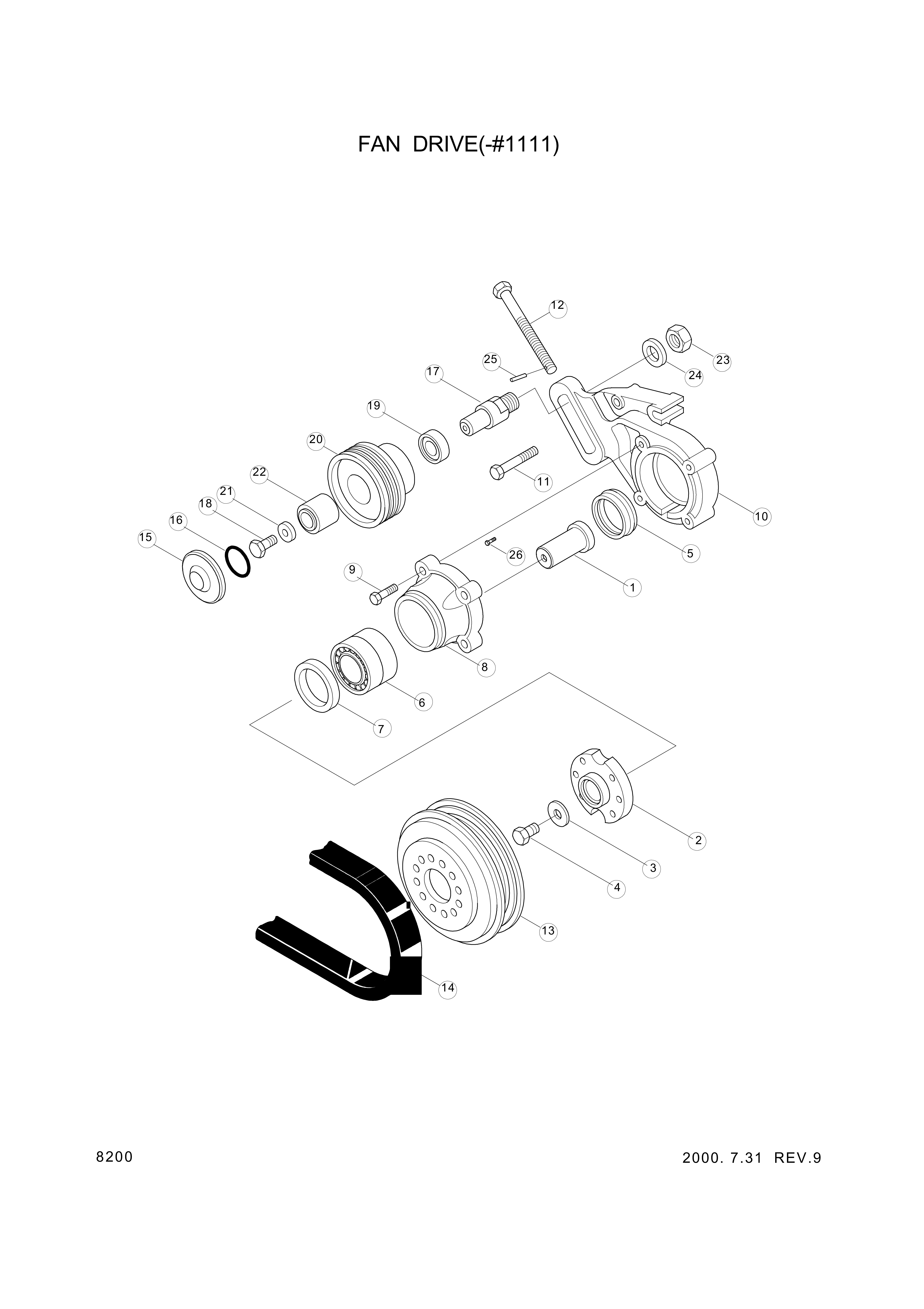 drawing for Hyundai Construction Equipment YUBP-06460 - SCREW-HEX (figure 3)