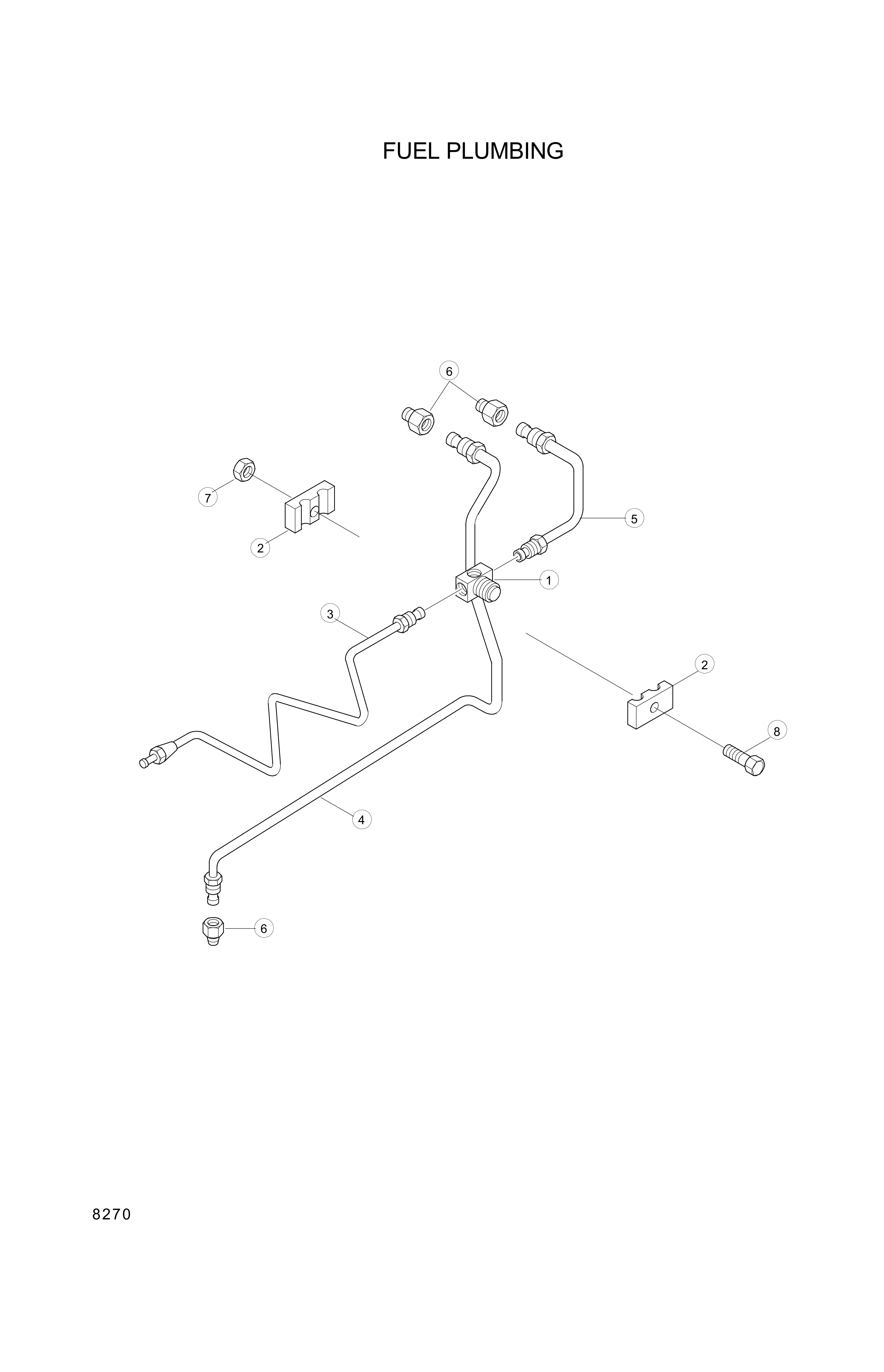 drawing for Hyundai Construction Equipment YUBP-06761 - NUT-HEX (figure 3)