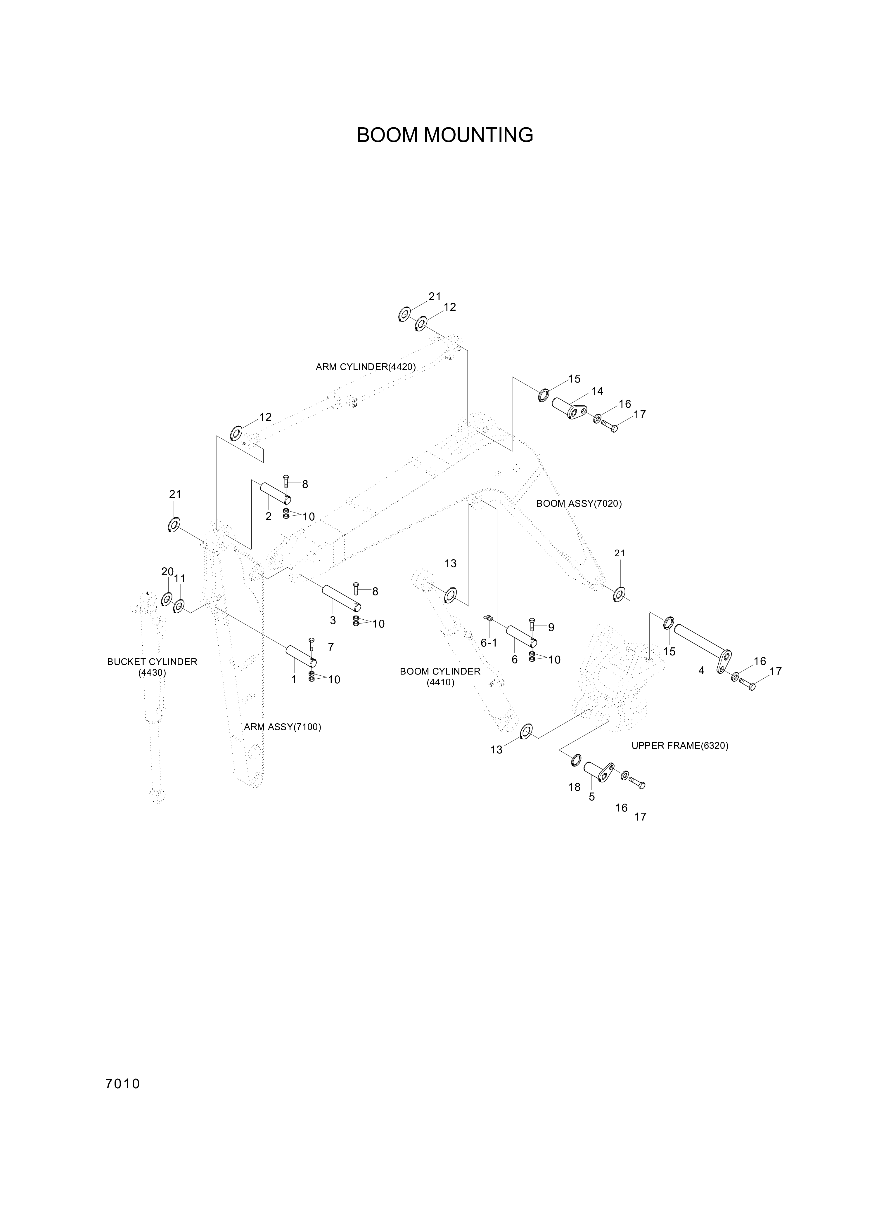 drawing for Hyundai Construction Equipment 61M8-00110 - SPACER-PIN (figure 5)