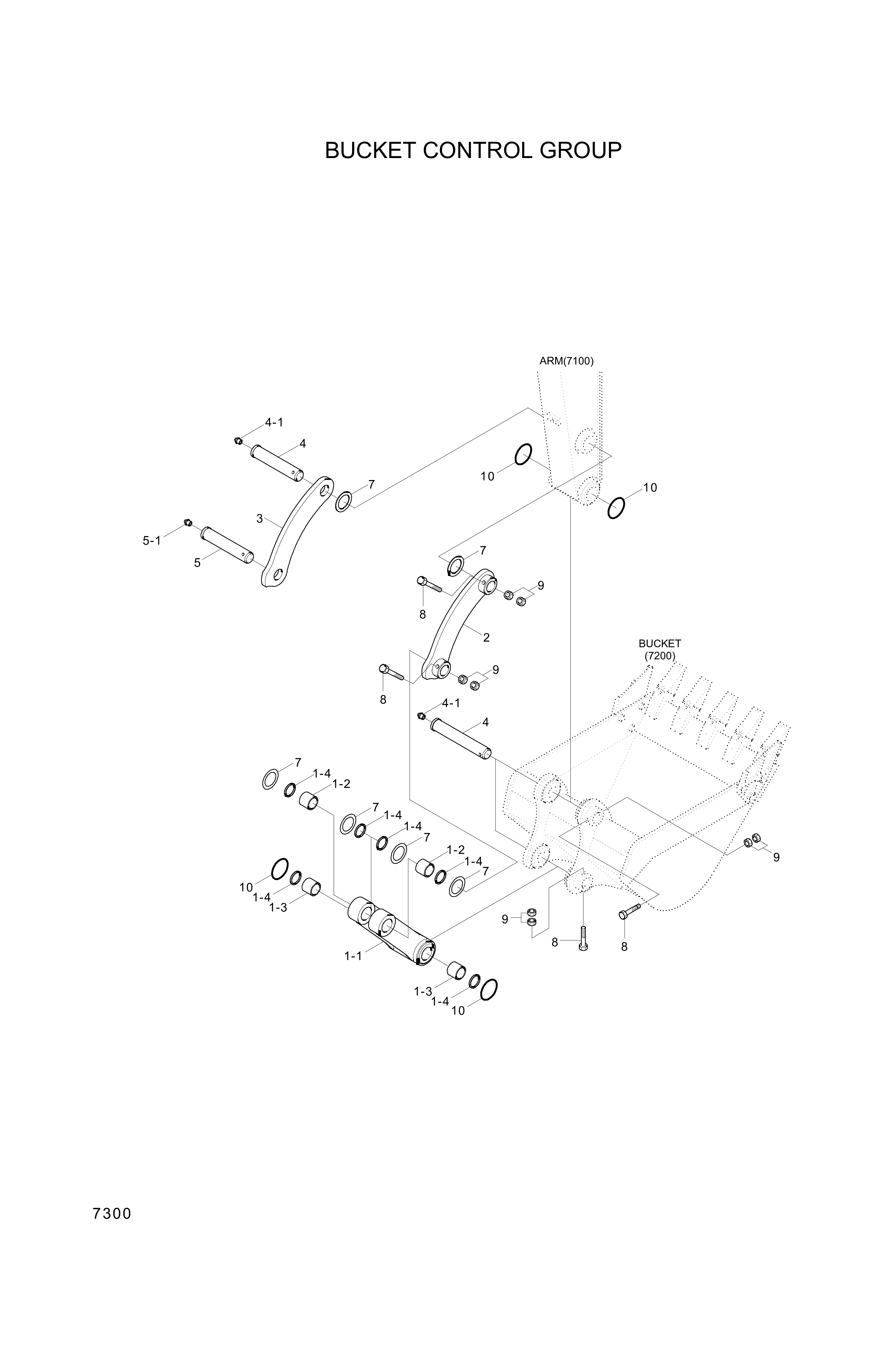 drawing for Hyundai Construction Equipment 61M8-53200 - PIN-JOINT (figure 2)