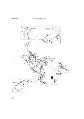 Technical drawing of Hyundai Construction Equipment 21L7-60290 HOUSING-RECEP with dimensions and layout (figure 3)