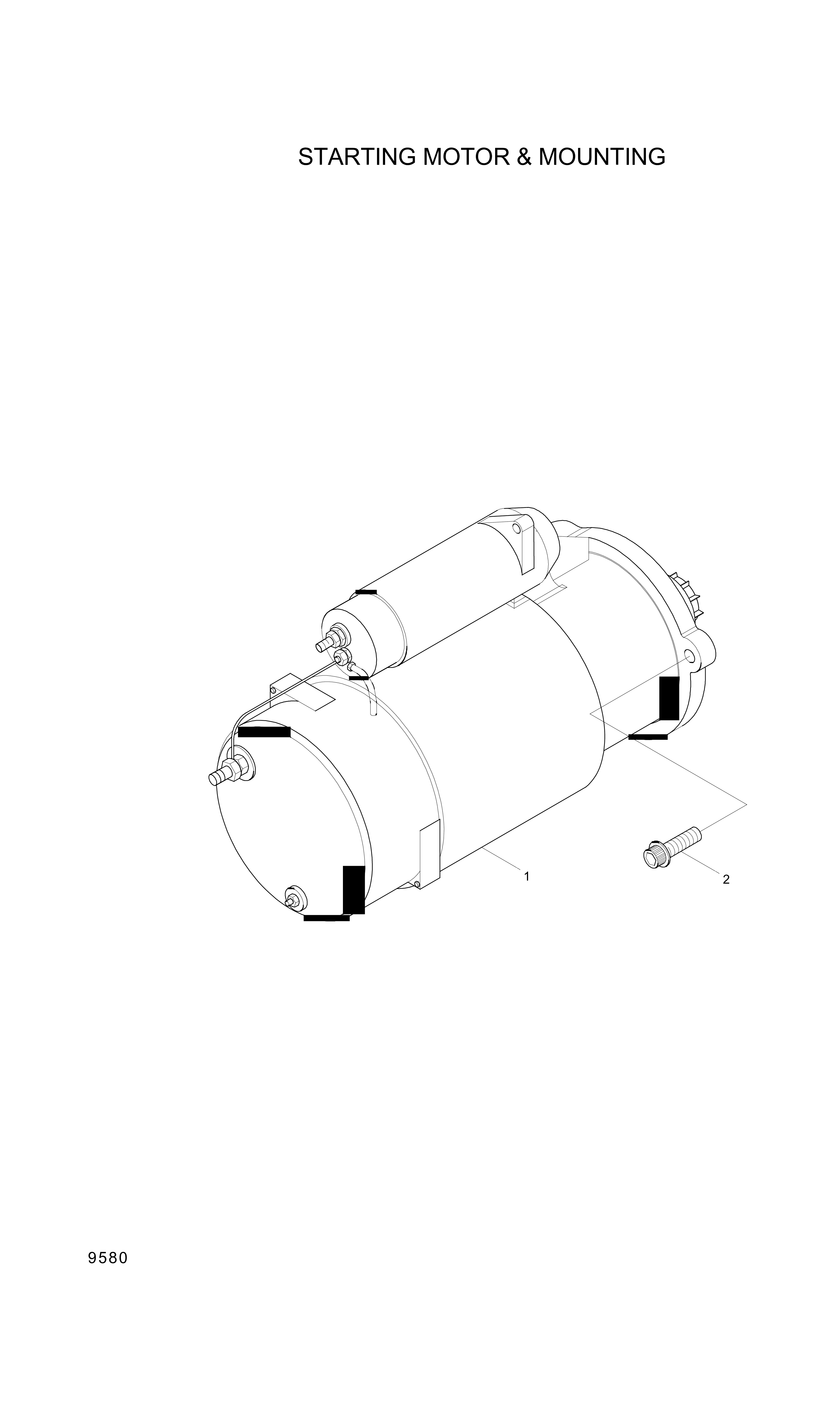 drawing for Hyundai Construction Equipment YUBP-04891 - MOTOR ASSY-START (figure 5)