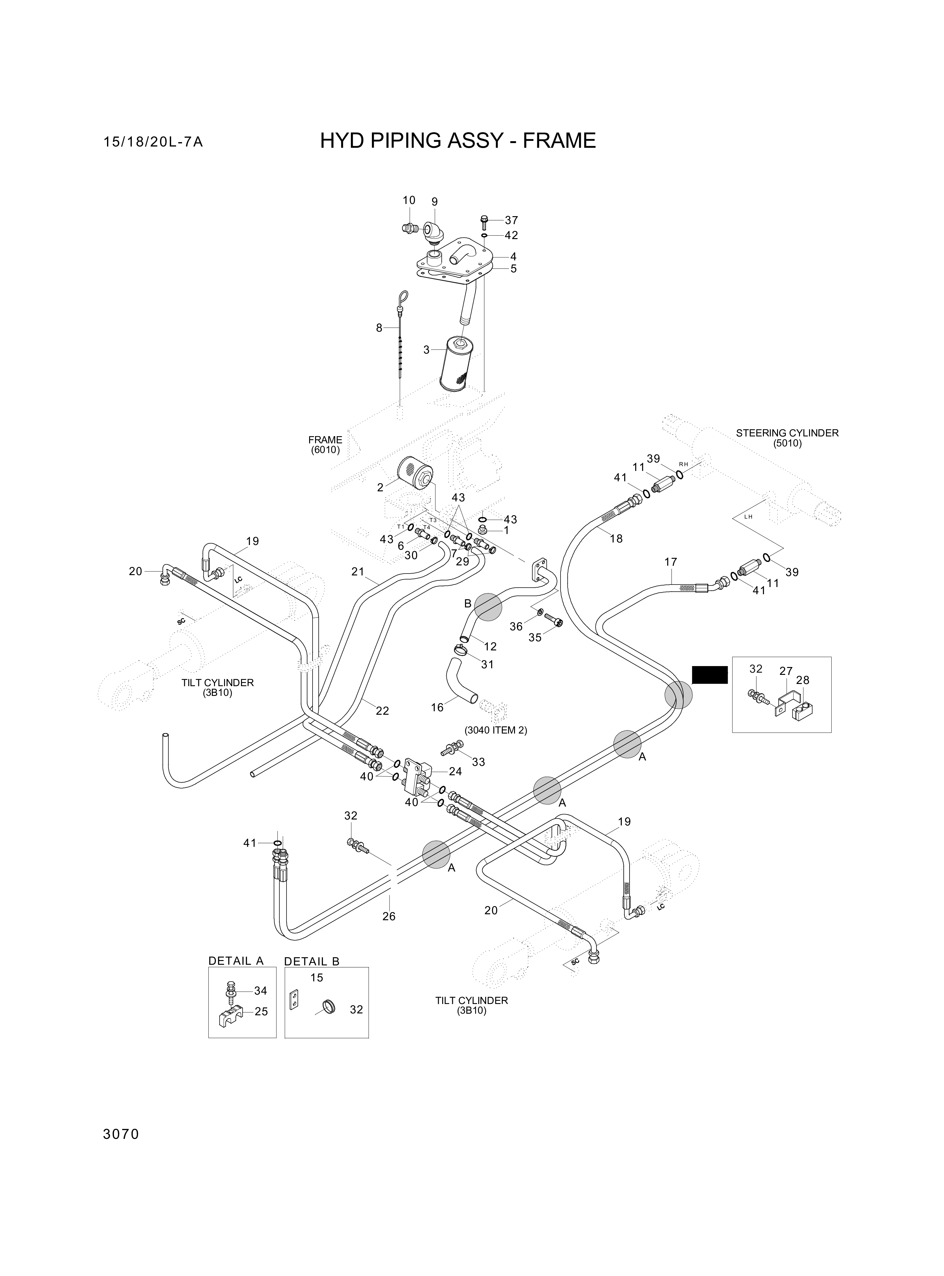 drawing for Hyundai Construction Equipment 35HH-10011 - HOSE ASSY-ORFS&THD (figure 3)