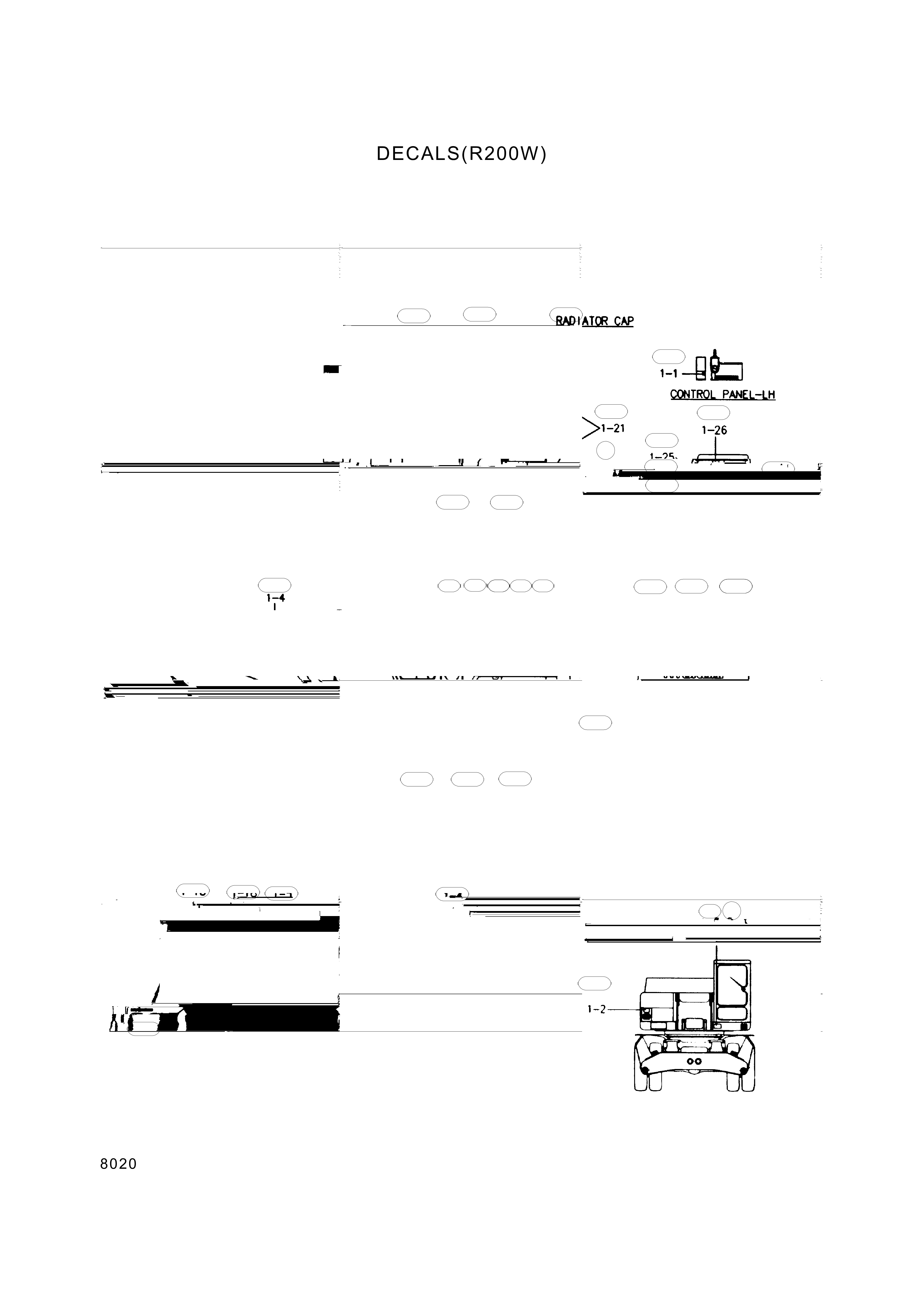 drawing for Hyundai Construction Equipment 93E4-1024 - DECAL-SAFETY MARK (figure 1)