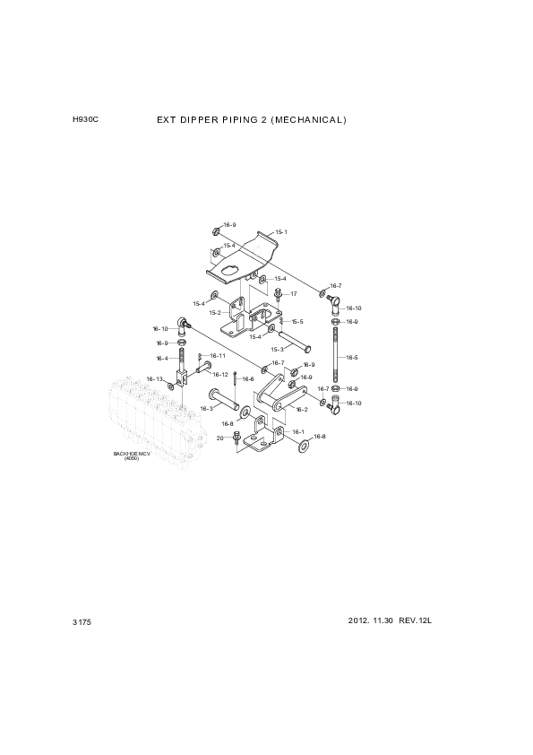 drawing for Hyundai Construction Equipment S461-400282 - PIN-SPLIT (figure 4)