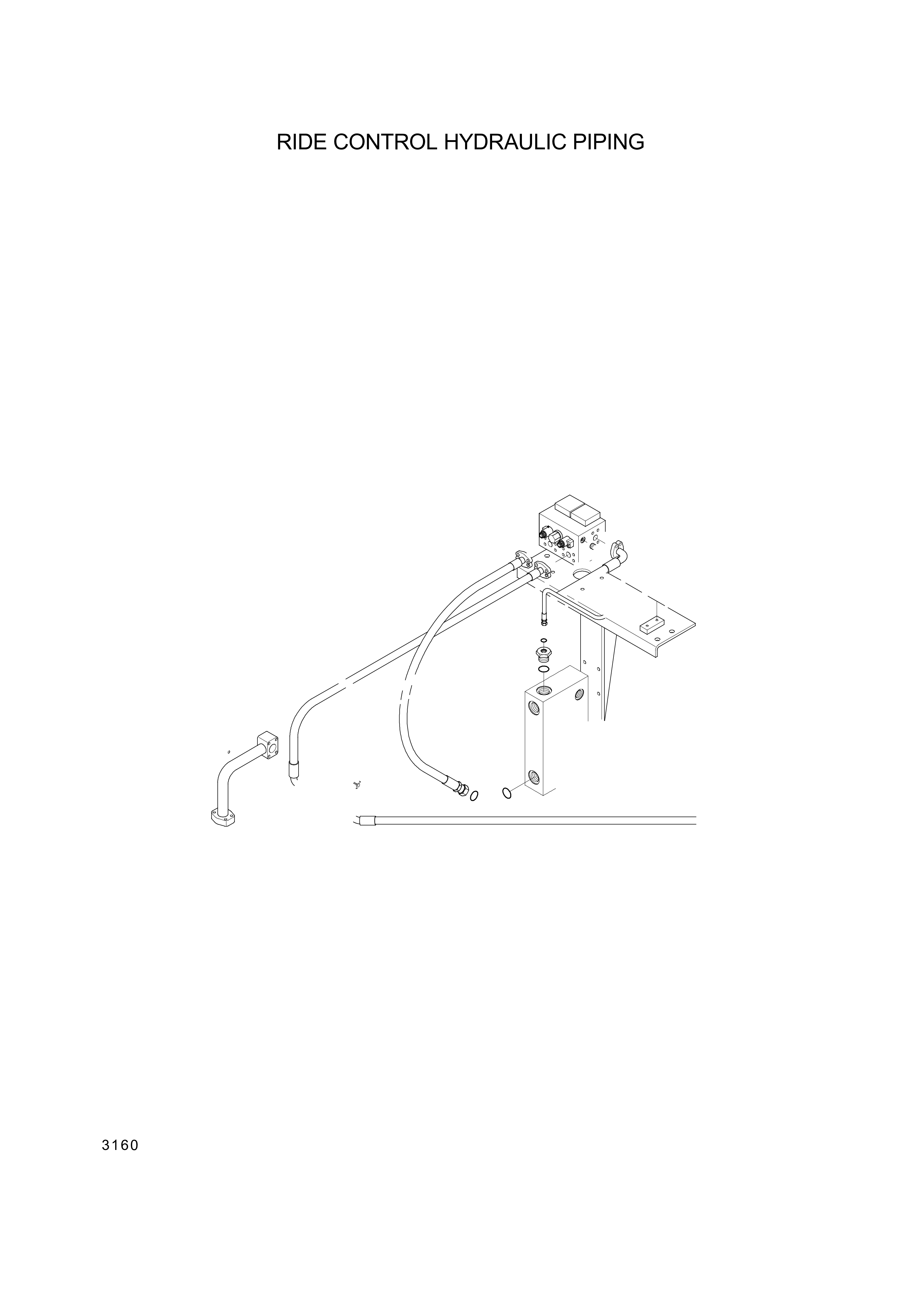 drawing for Hyundai Construction Equipment P980-164316 - HOSE ASSY-ORFS&FLG (figure 1)