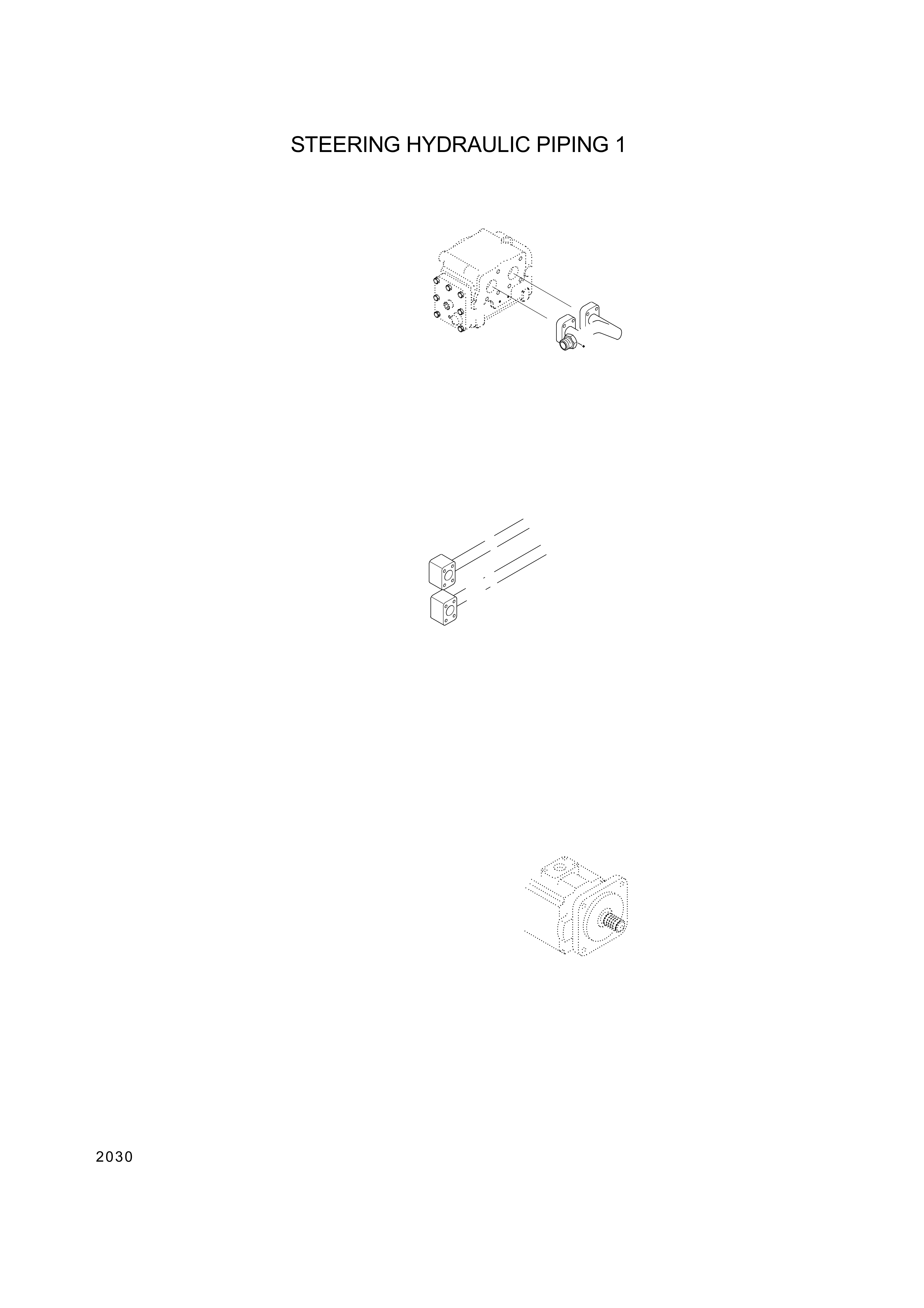 drawing for Hyundai Construction Equipment 31L6-01000 - PIPE ASSY-HYD (figure 1)