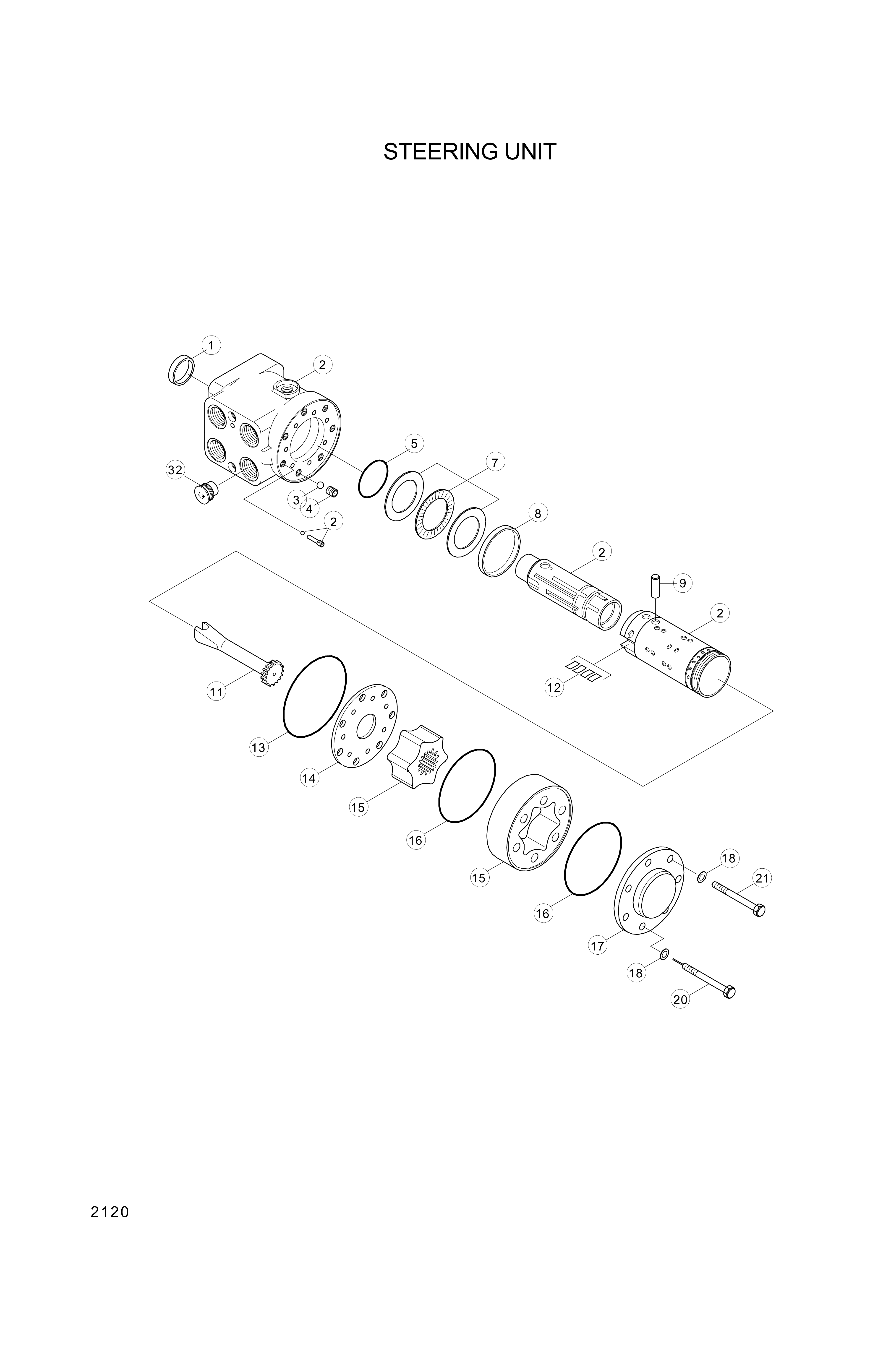 drawing for Hyundai Construction Equipment 150-4265 - Spring Set (figure 3)