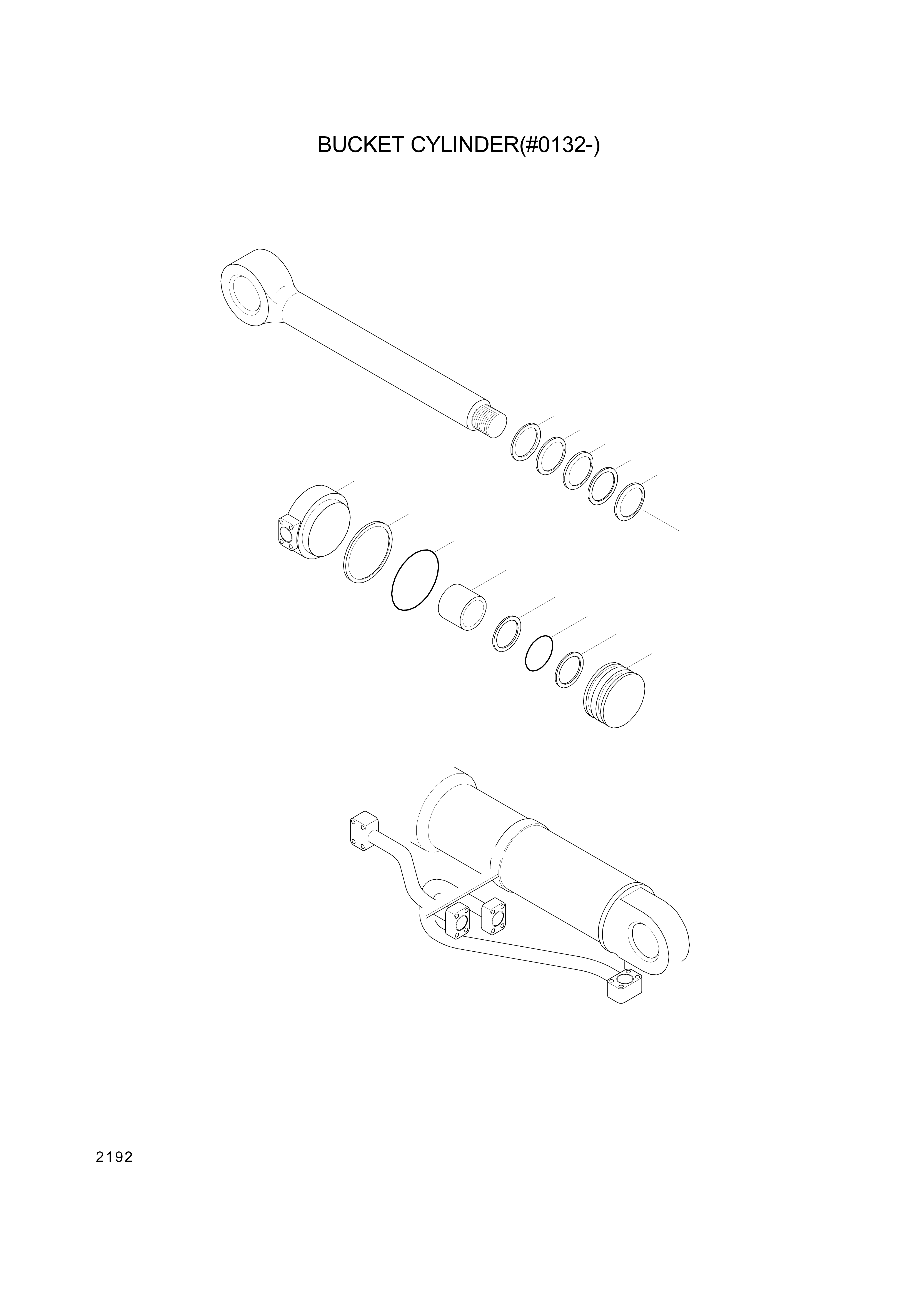 Technical drawing of Hyundai Construction Equipment 31Y2-03380 BAND ASSY-LH with dimensions and layout (figure 3)