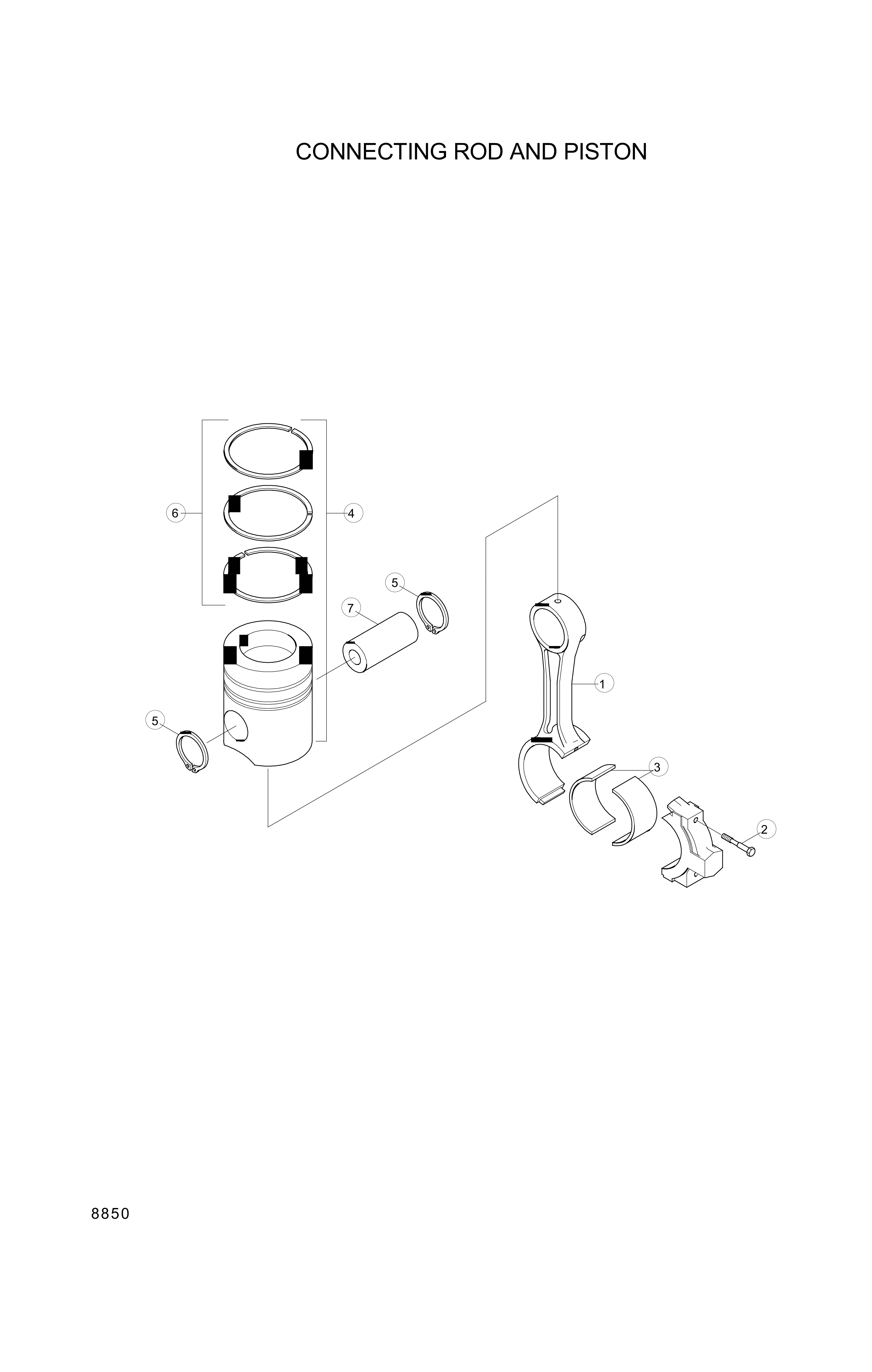 drawing for Hyundai Construction Equipment YUBP-06216 - RING SET-PISTON OS (figure 4)