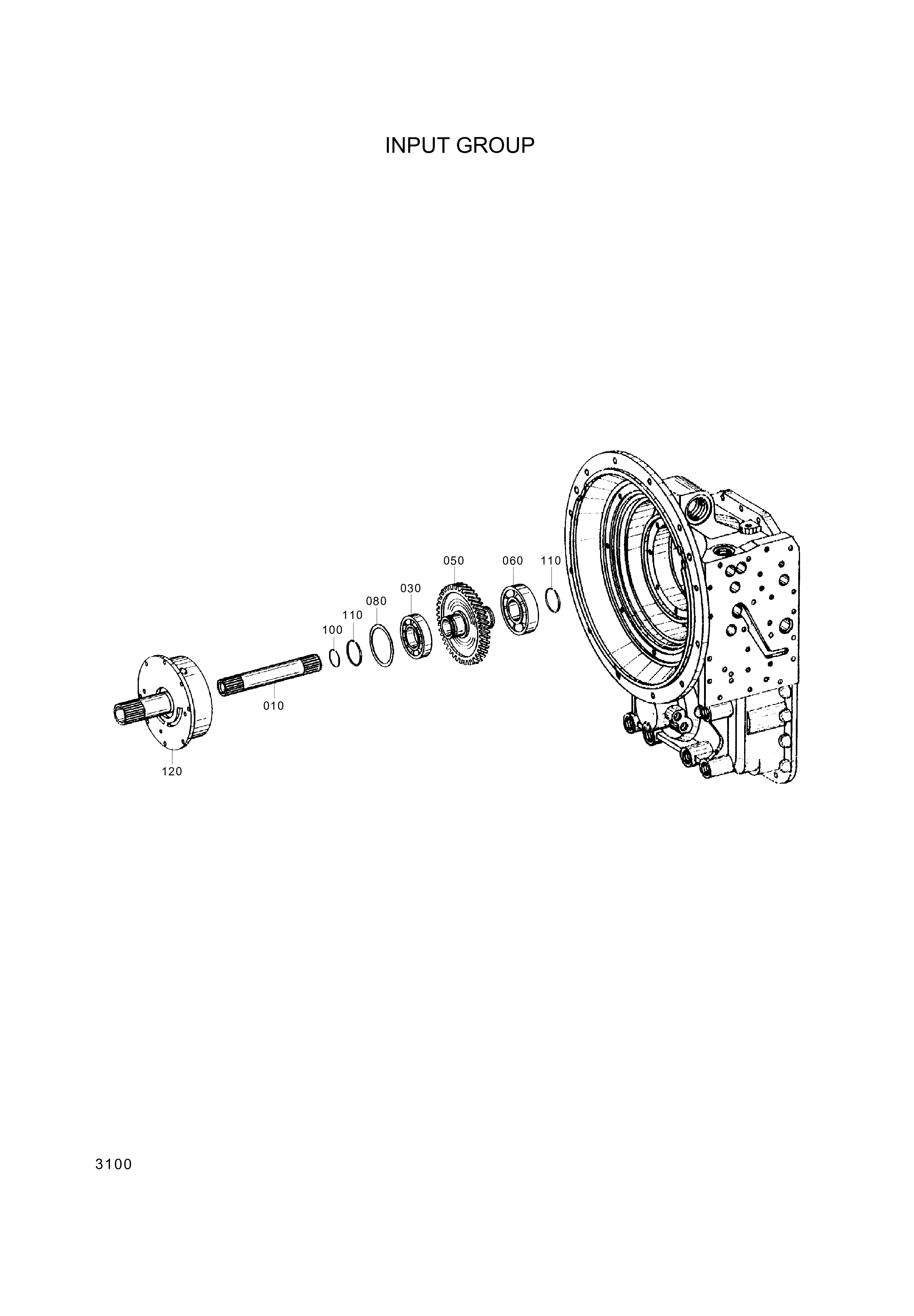 drawing for Hyundai Construction Equipment ZGAQ-07735 - BEARING-ROLLER (figure 3)