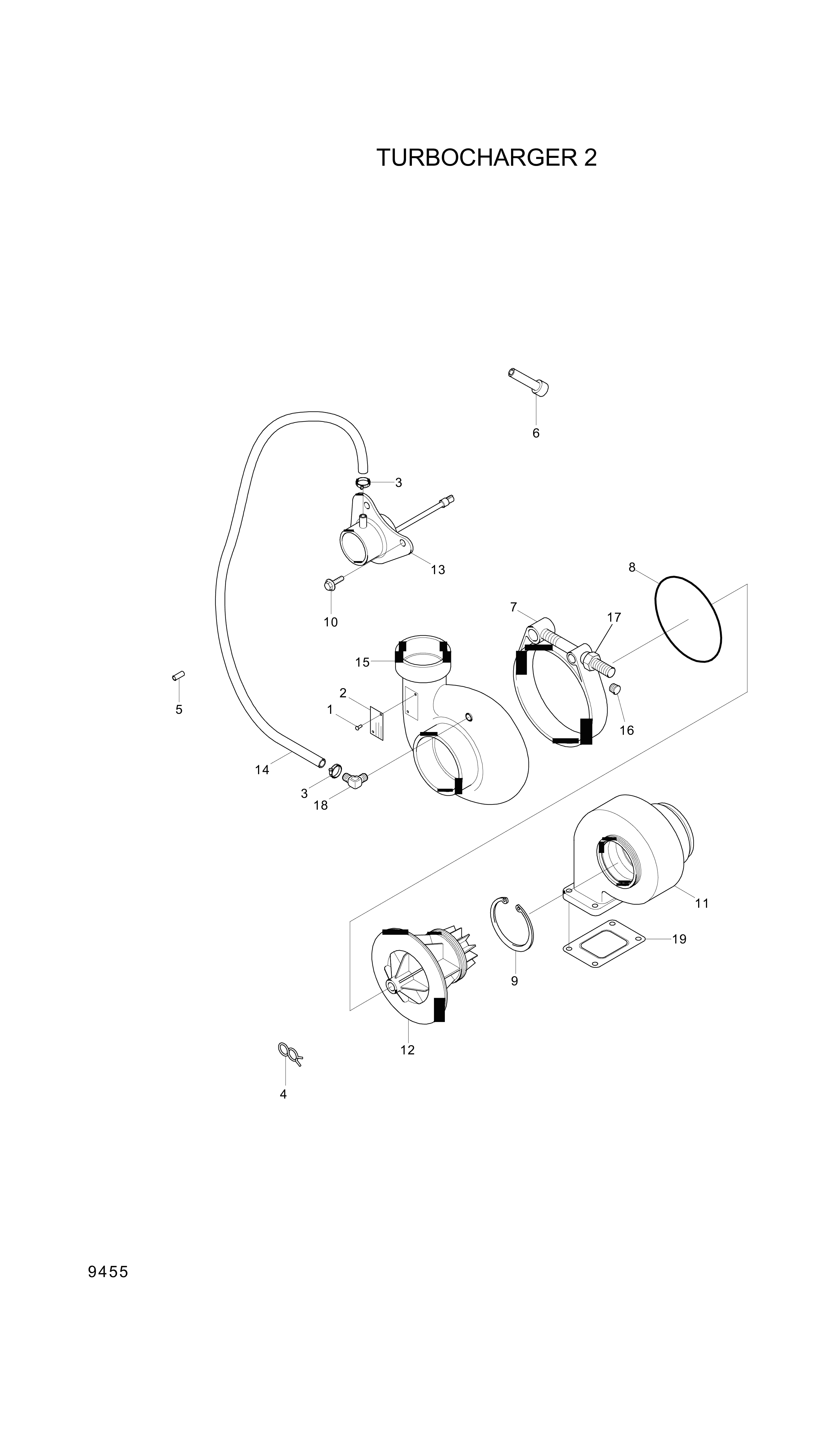 drawing for Hyundai Construction Equipment 3595116 - HOSE-PLAIN (figure 4)