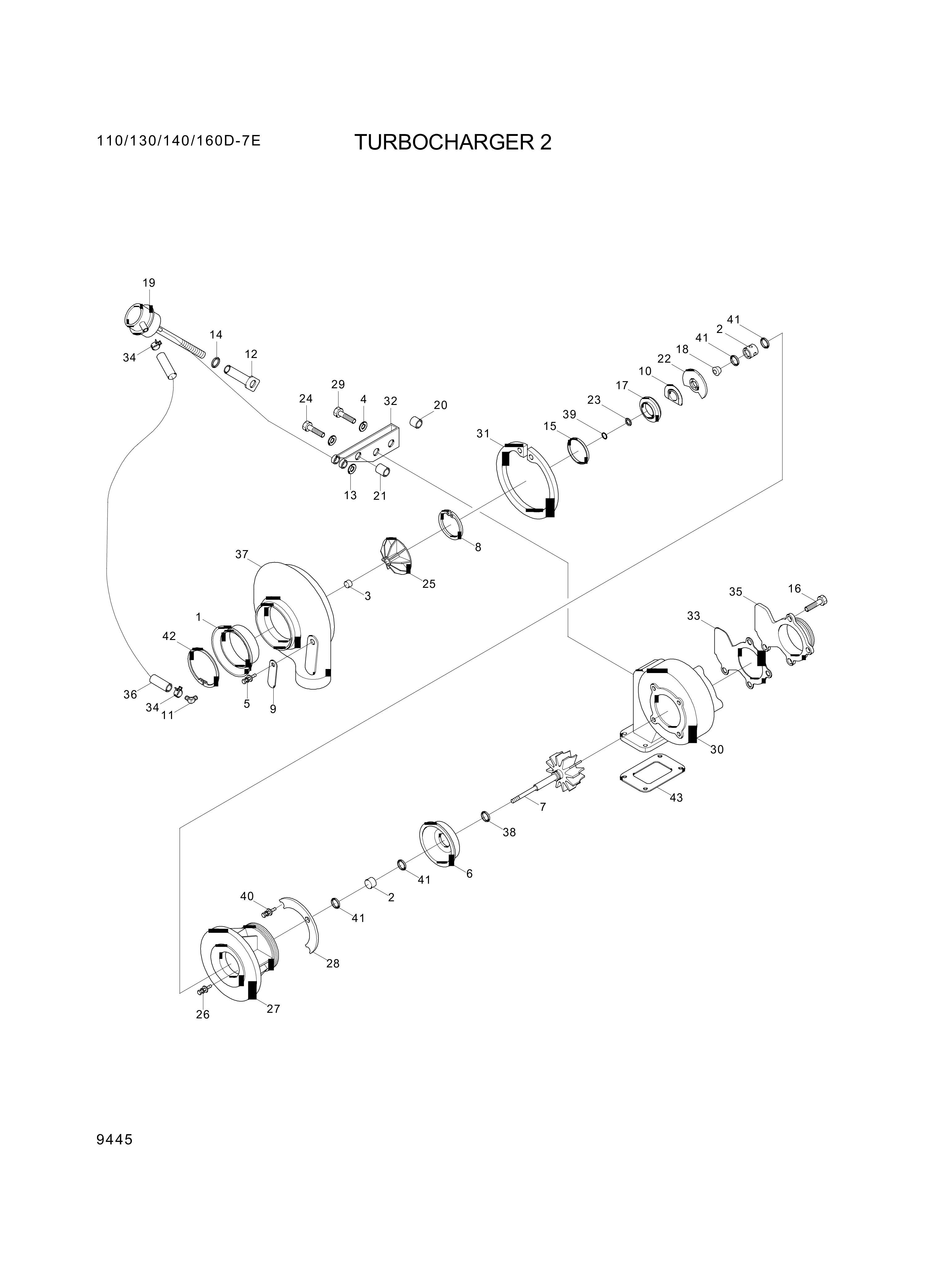 drawing for Hyundai Construction Equipment 3598484 - Actuator (figure 1)