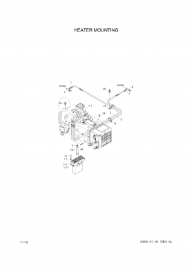 drawing for Hyundai Construction Equipment 11LB-90120 - CONTROL ASSY (figure 4)
