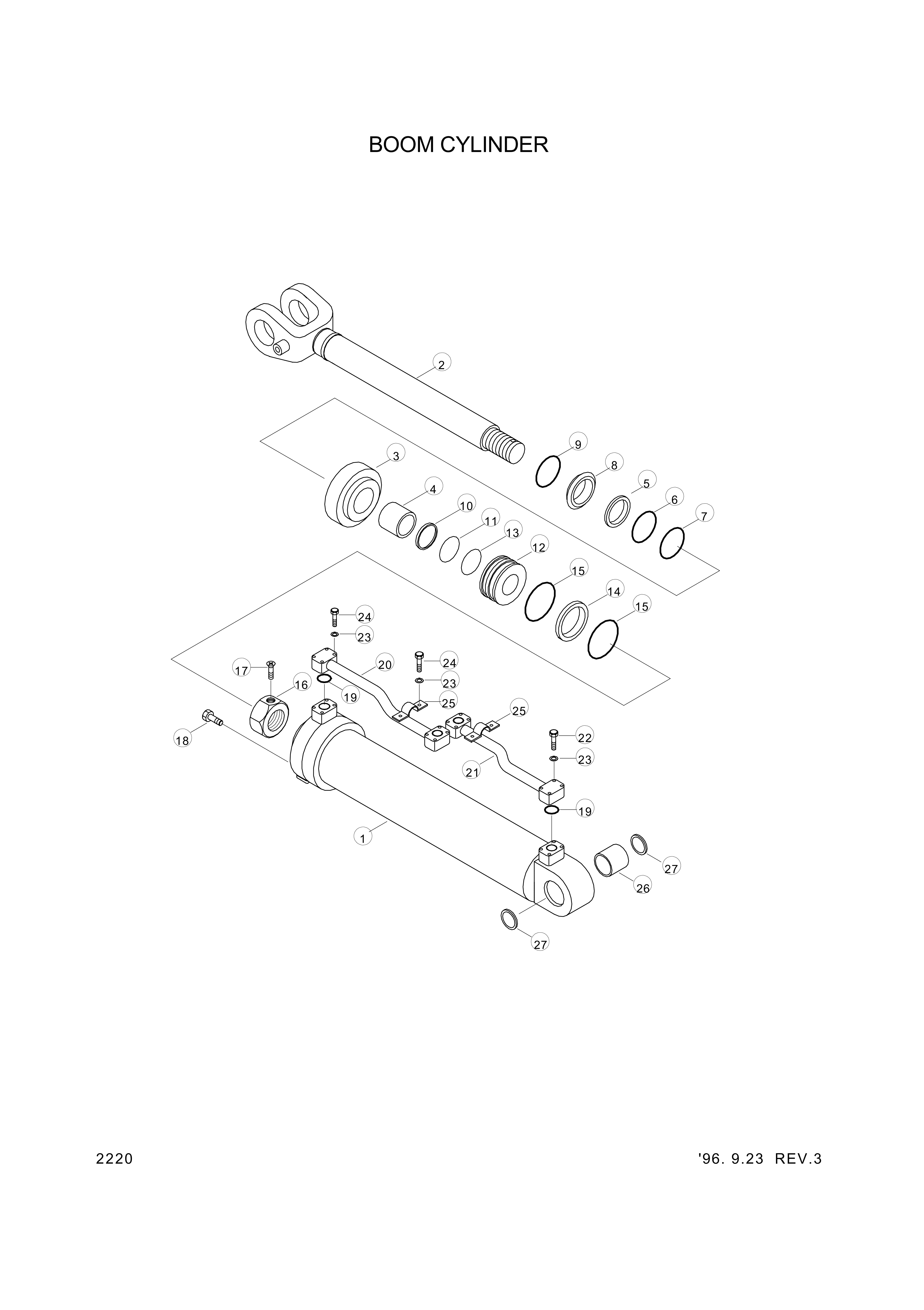 drawing for Hyundai Construction Equipment 31YC-62170 - NUT-LOCK (figure 4)