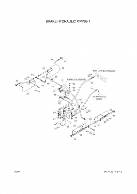 drawing for Hyundai Construction Equipment 34L1-00360 - TEE (figure 5)