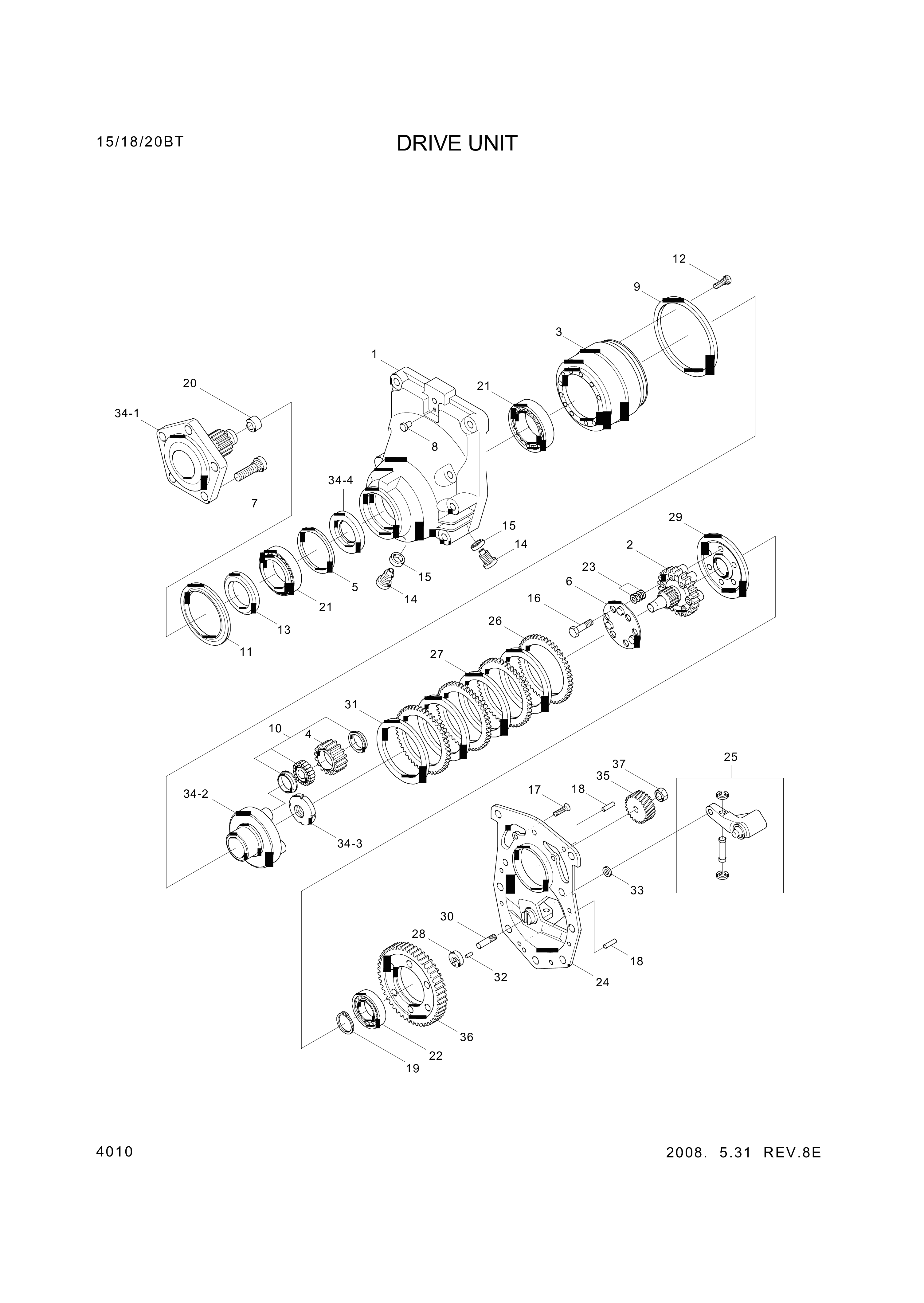 drawing for Hyundai Construction Equipment ZGAP-00004 - CARRIER-DISC (figure 3)