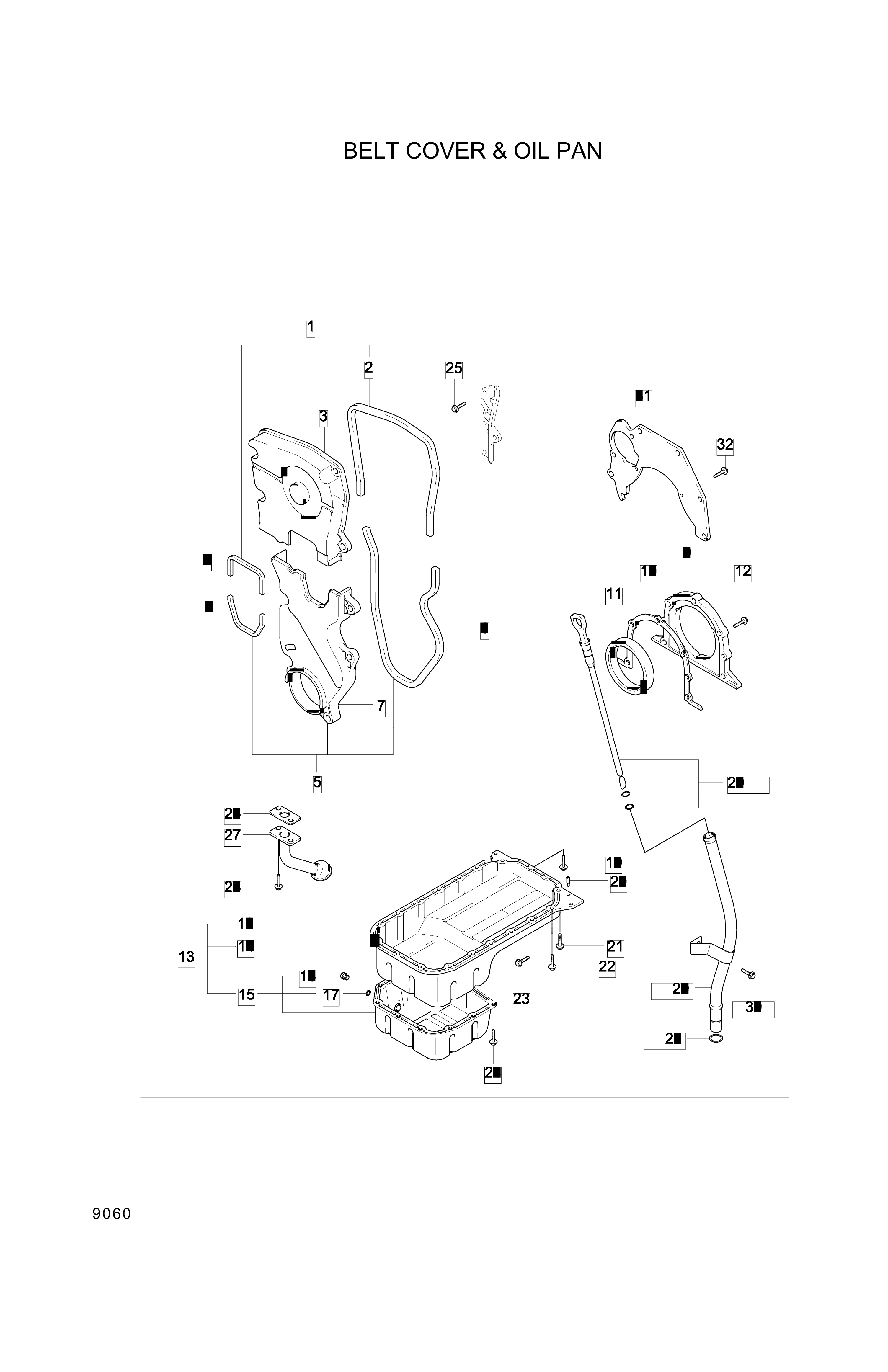 drawing for Hyundai Construction Equipment 11234-10303 - BOLT-W/WASHER (figure 5)