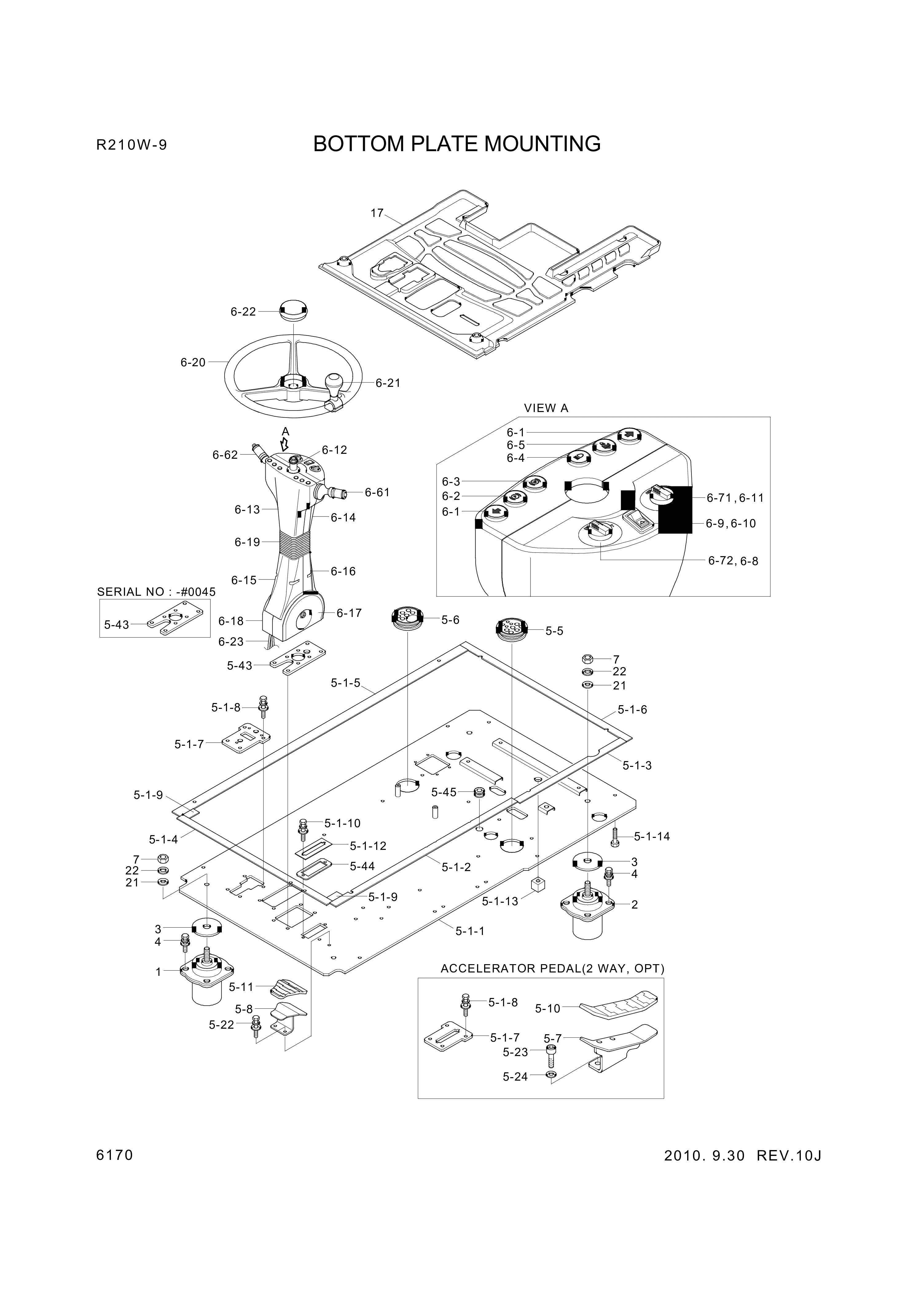 drawing for Hyundai Construction Equipment ZTAZ-00073 - SWITCH-COLUMN RH (figure 4)