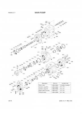 drawing for Hyundai Construction Equipment XJBN-00977 - SHAFT-DRIVE RR (figure 4)