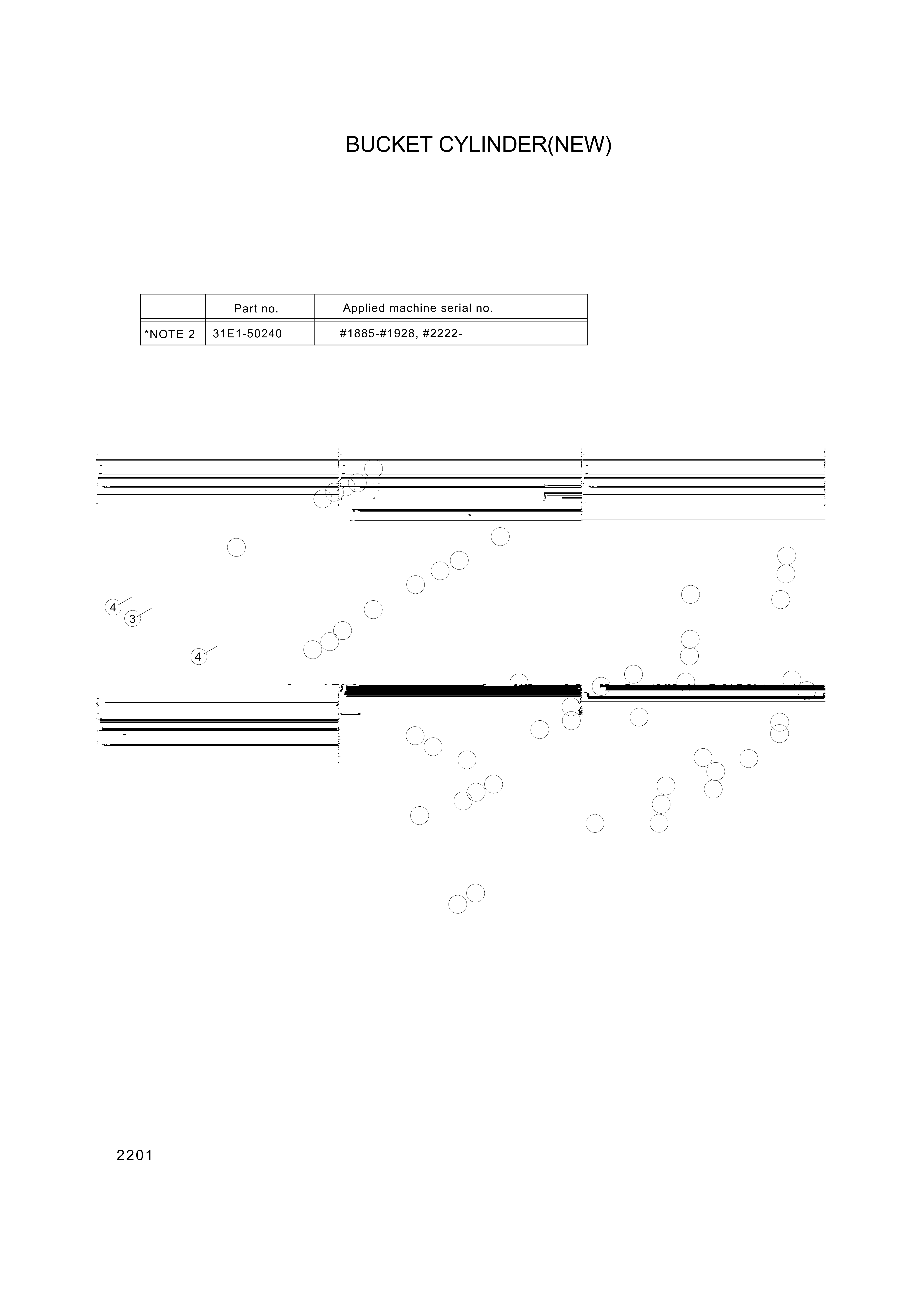 drawing for Hyundai Construction Equipment 000138 - BOLT (figure 2)